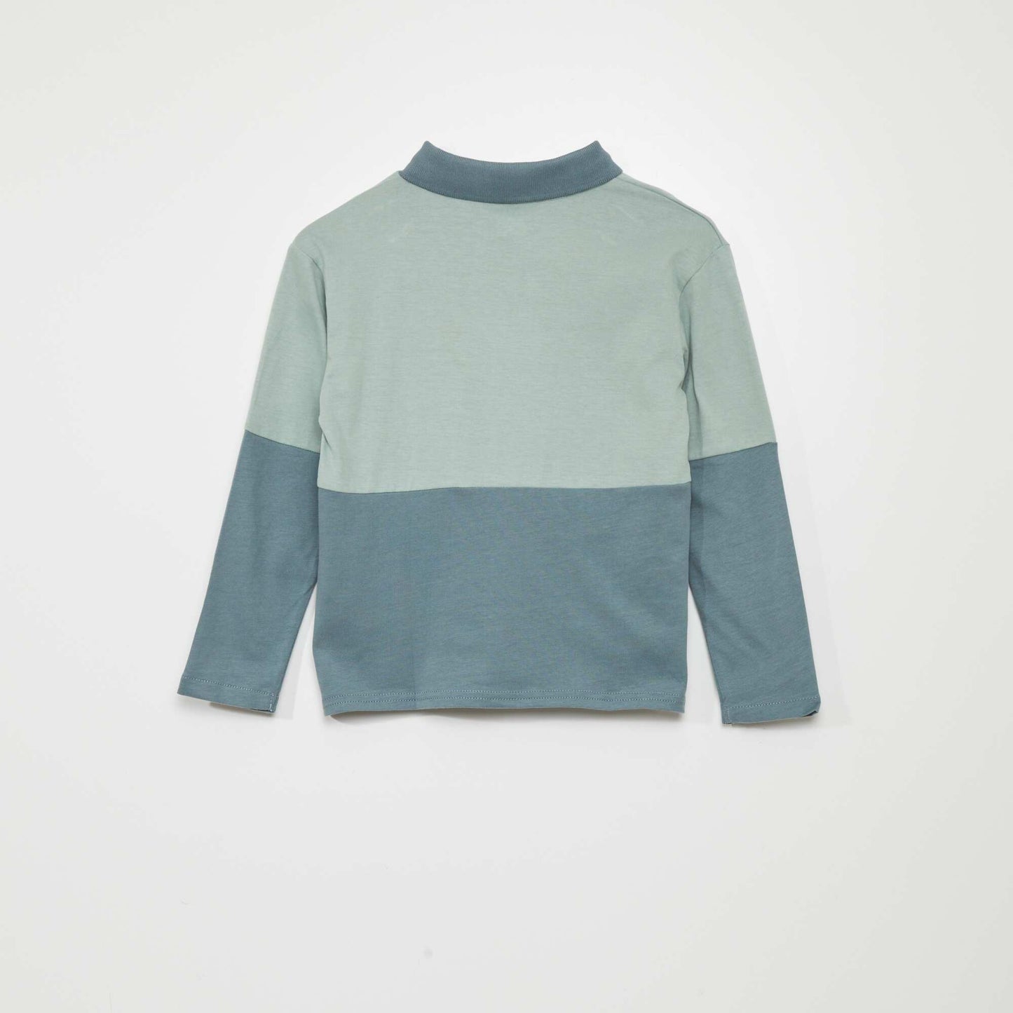 Long-sleeved polo shirt GREEN