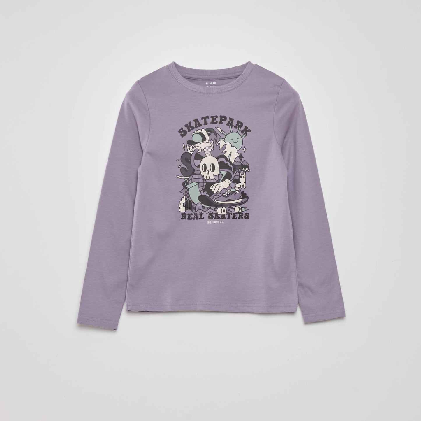 Printed T-shirt PURPLE