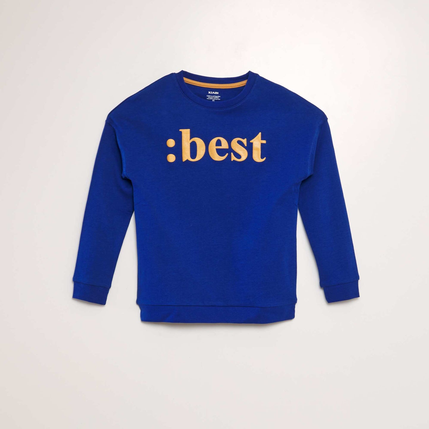 Sweatshirt fabric sweater BLUE