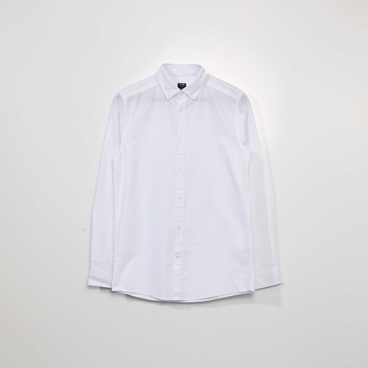 Oxford cotton shirt white