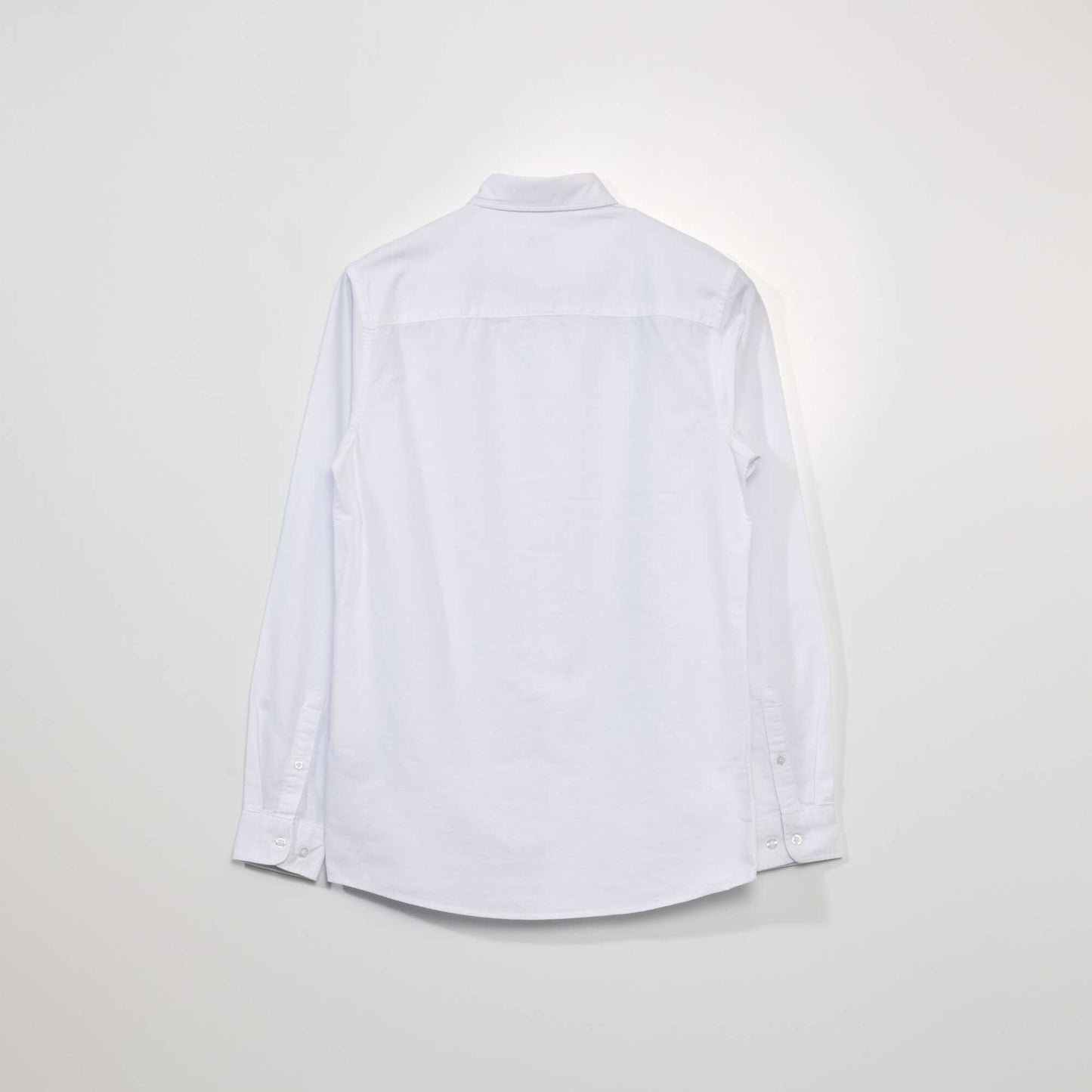 Oxford cotton shirt white