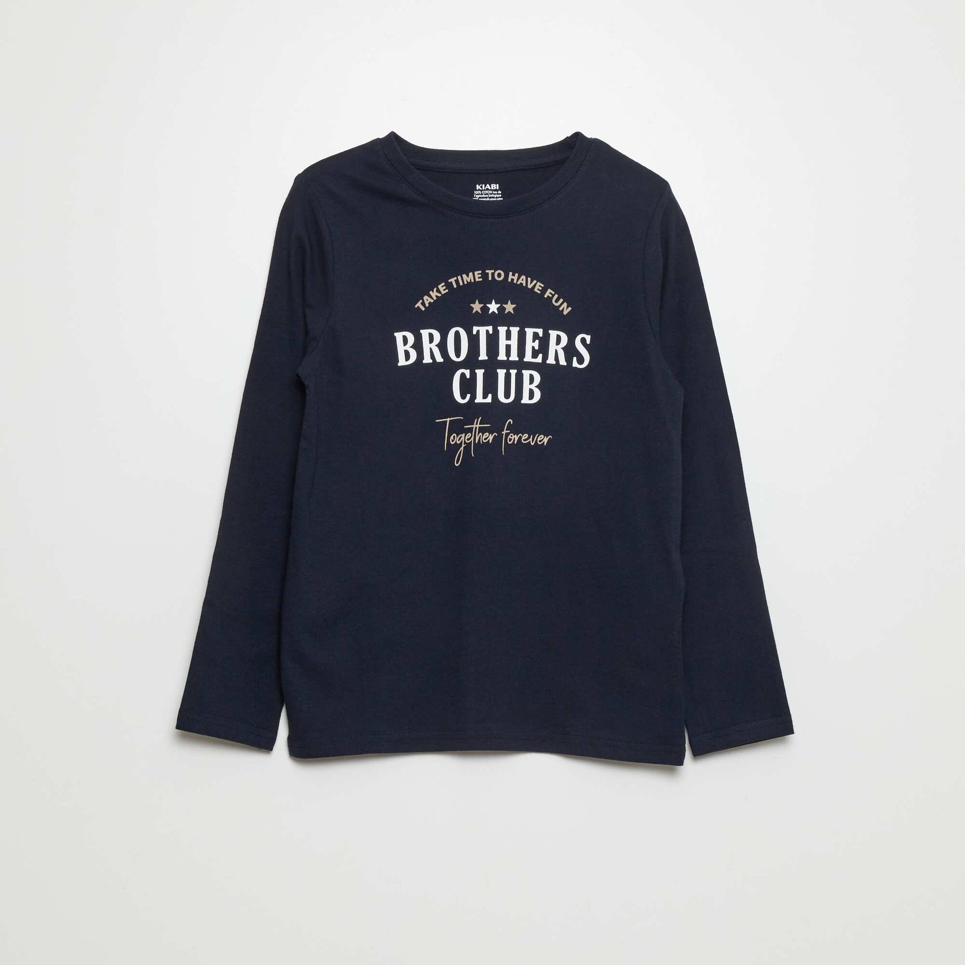 Printed T-shirt BLUE
