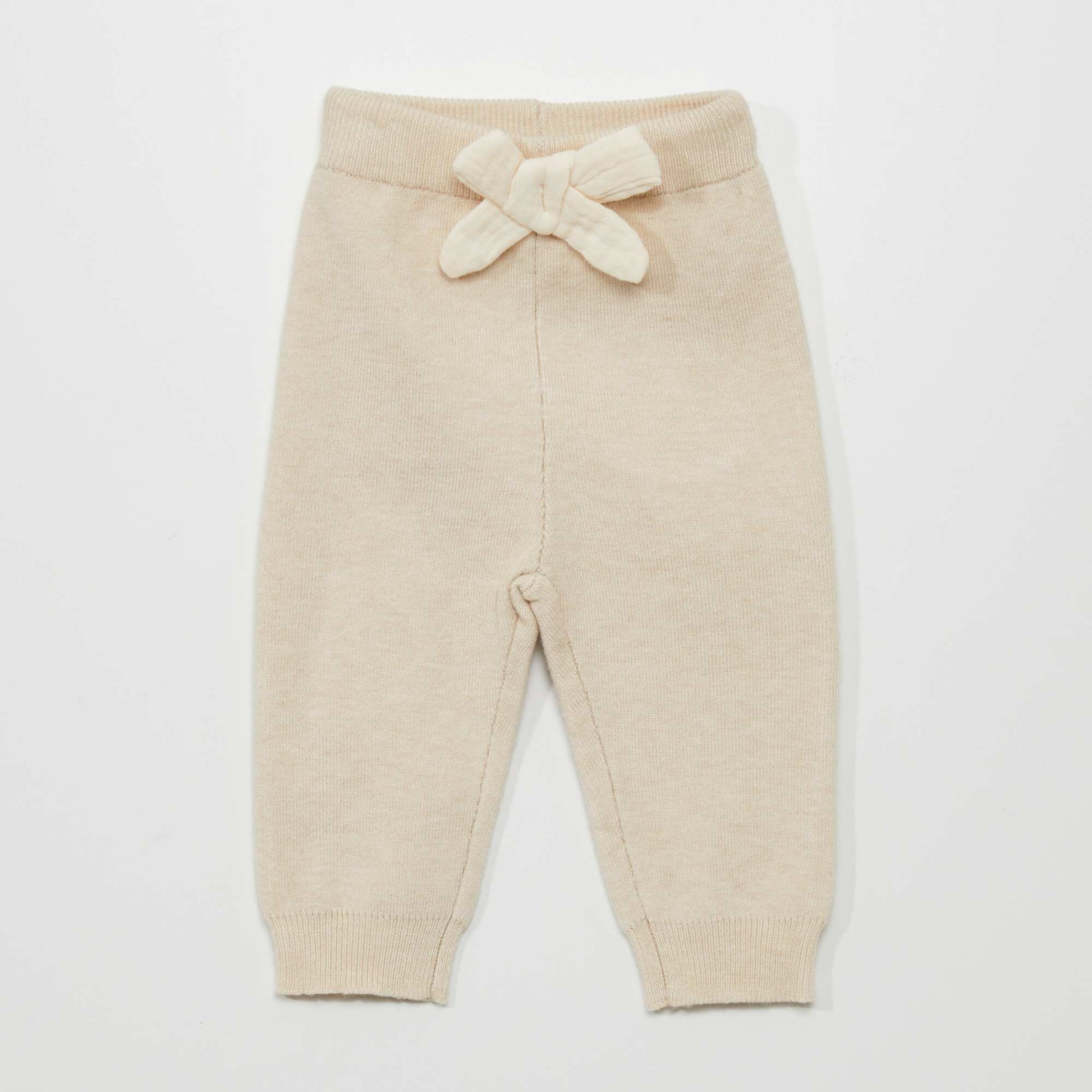 Knit leggings BEIGE SAMP