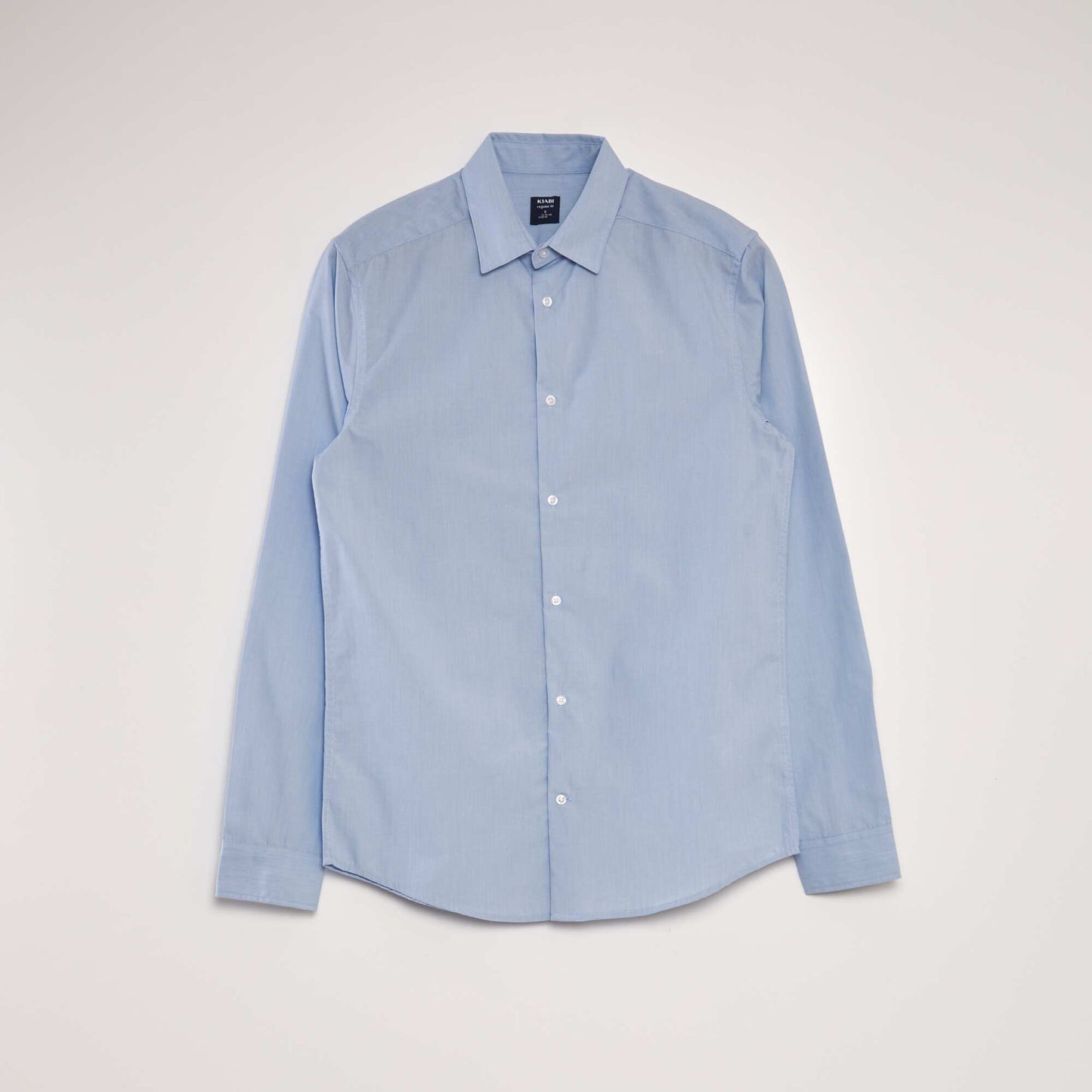 Classic plain shirt BLUE