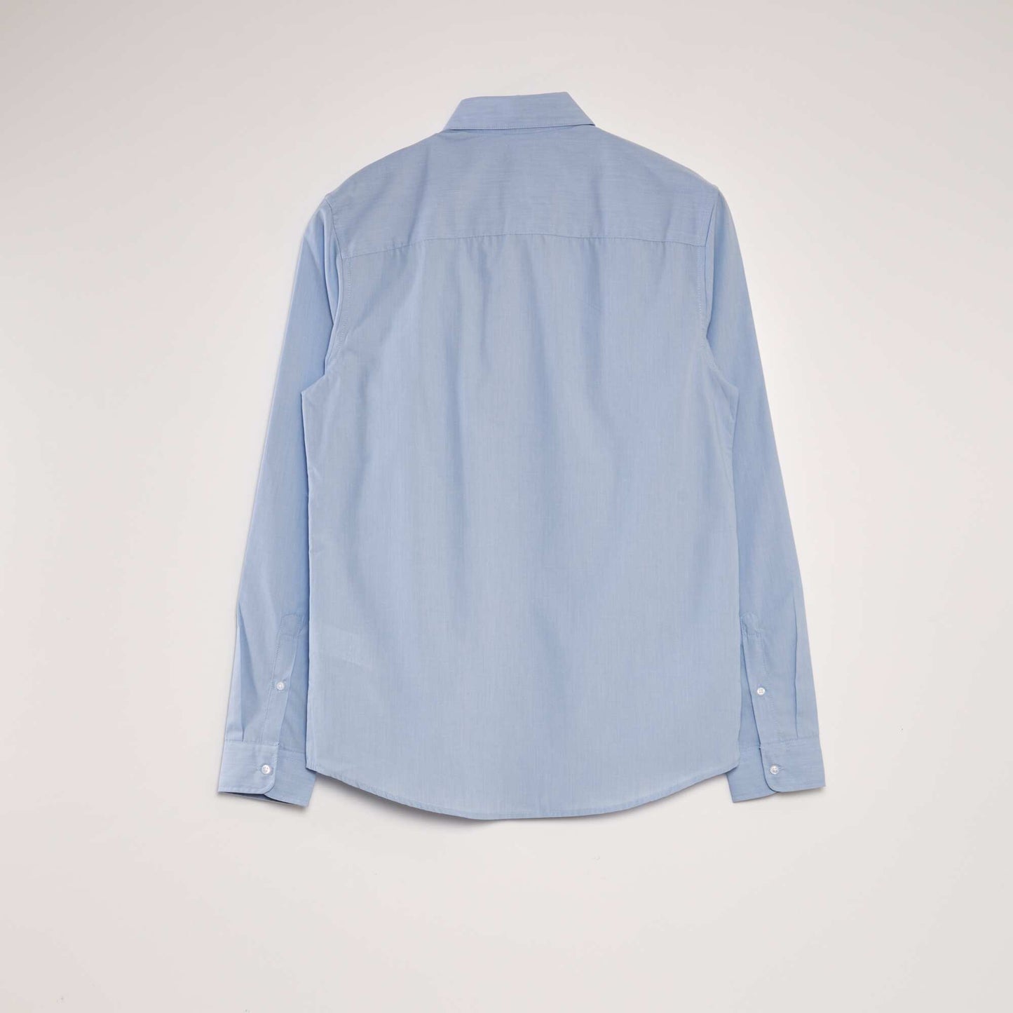 Classic plain shirt BLUE