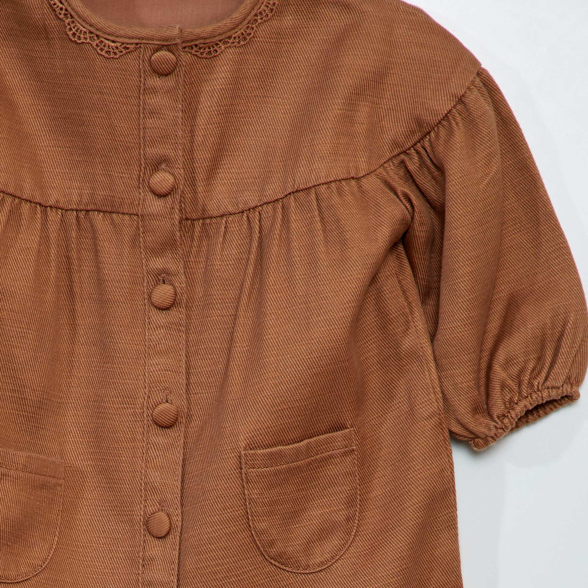 Tencel dress BROWN