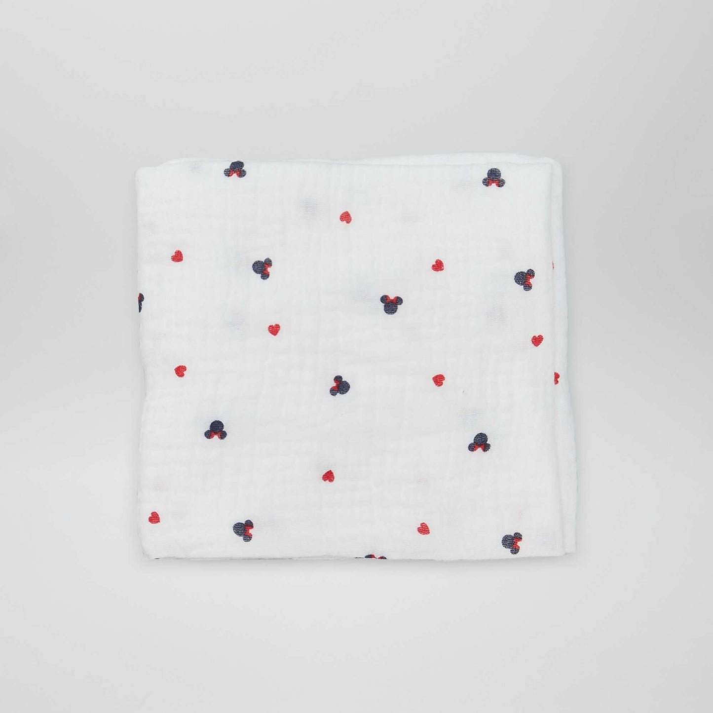 Pack of 2 double cotton gauze squares minnie