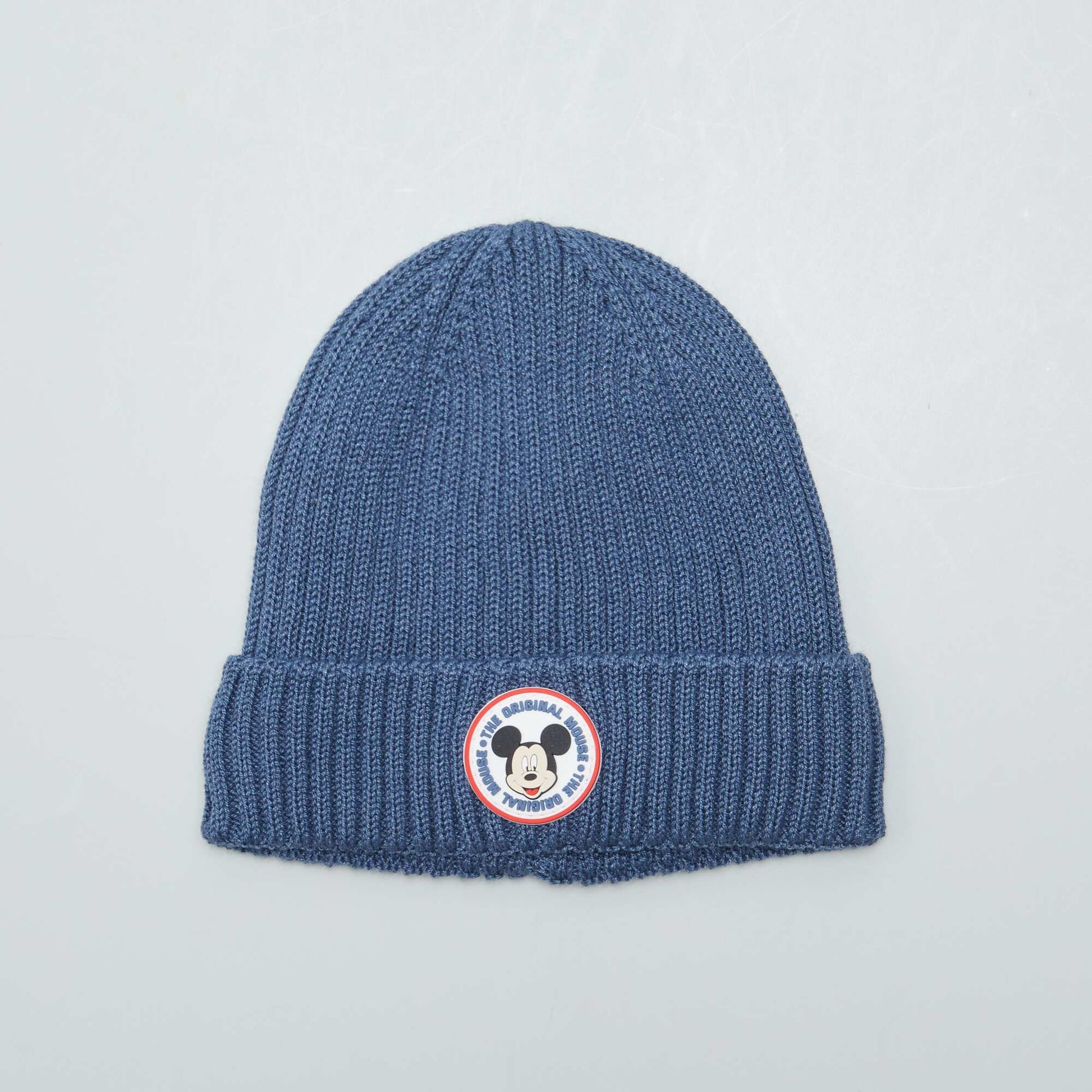 Mickey Mouse ribbed cotton hat BLUE