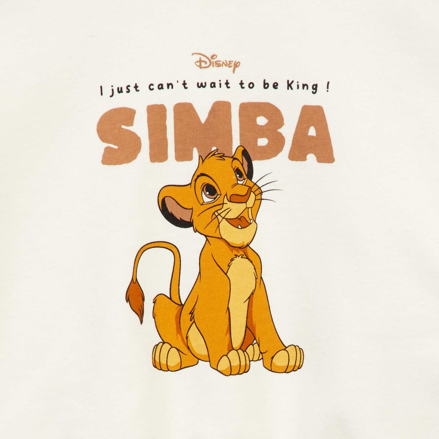 Disney sweatshirt with round neck BEIGE