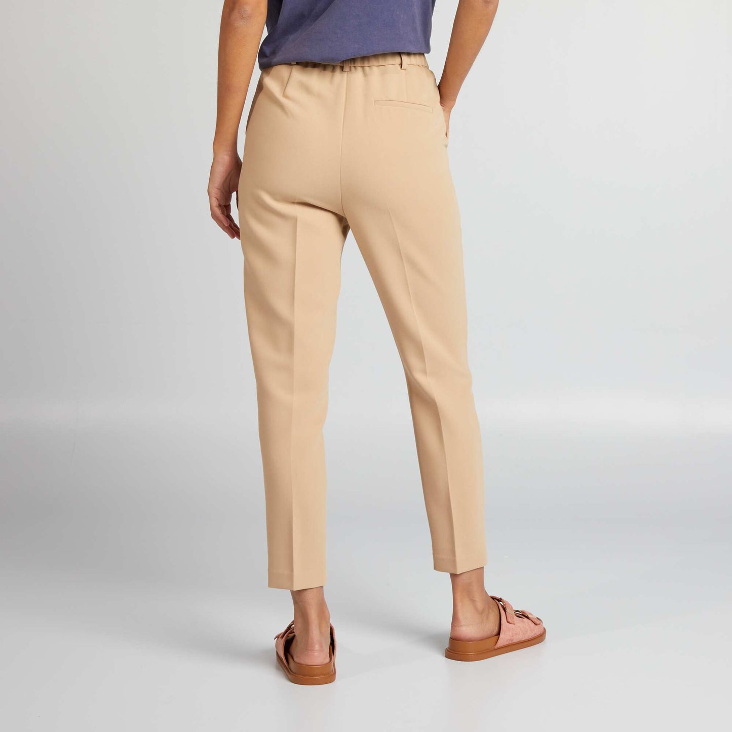 Cigarette trousers BEIGE