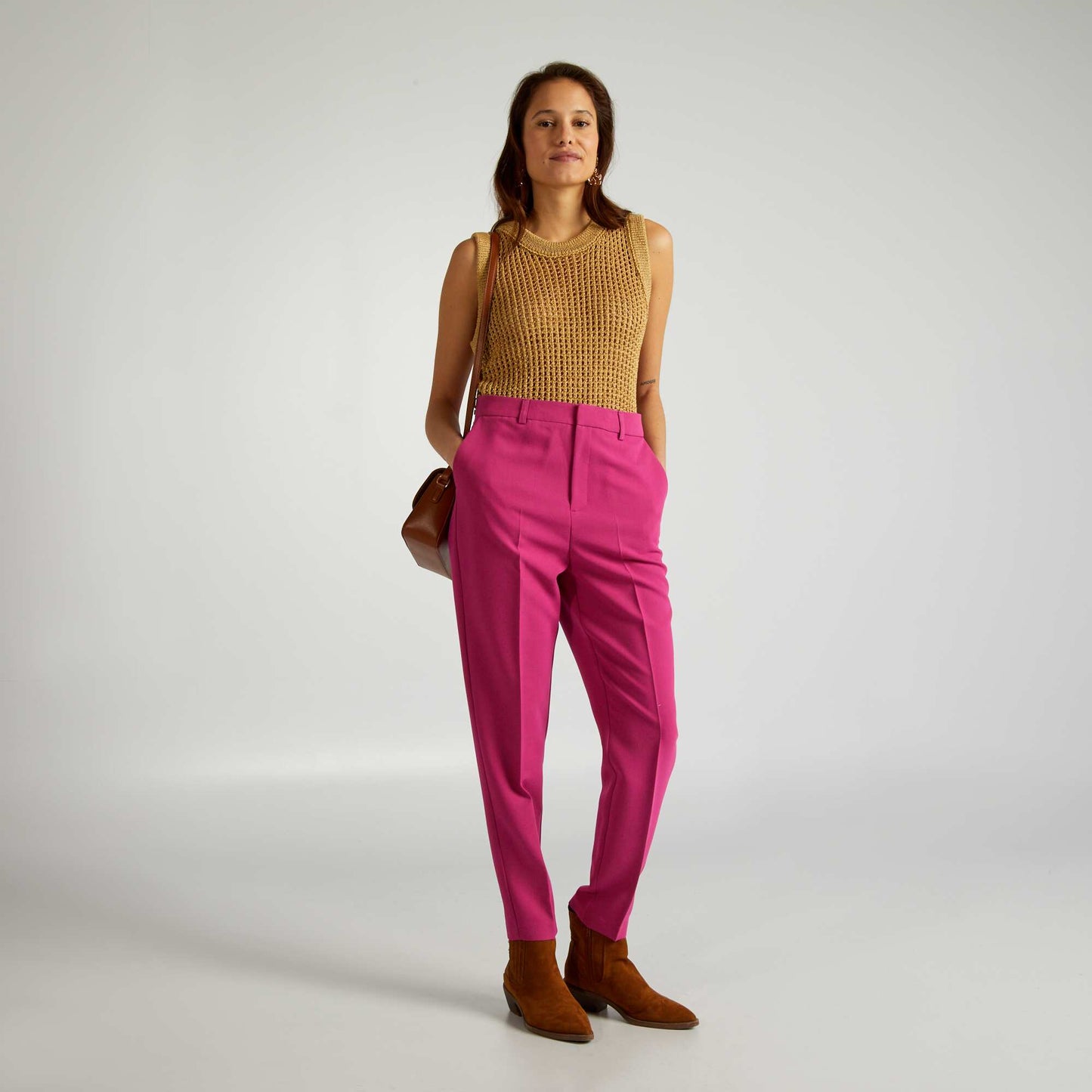 Cigarette trousers PINK