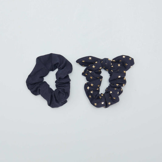 Pack of 2 scrunchies BLUE