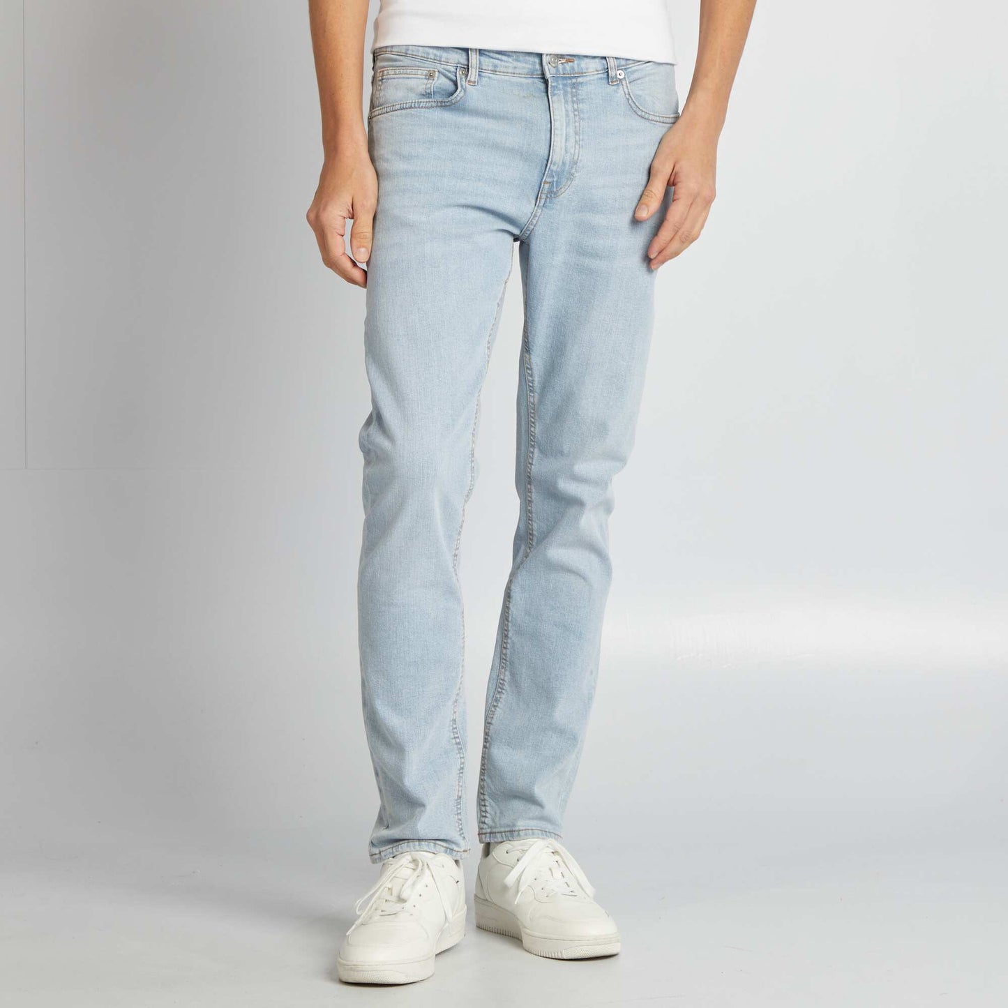 بنطال جينز بقصّة Slim-fit - L32 أزرق