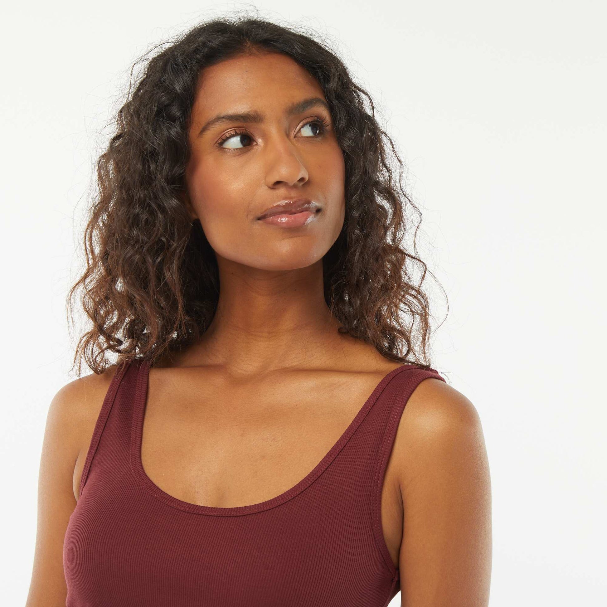 Vest top BROWN