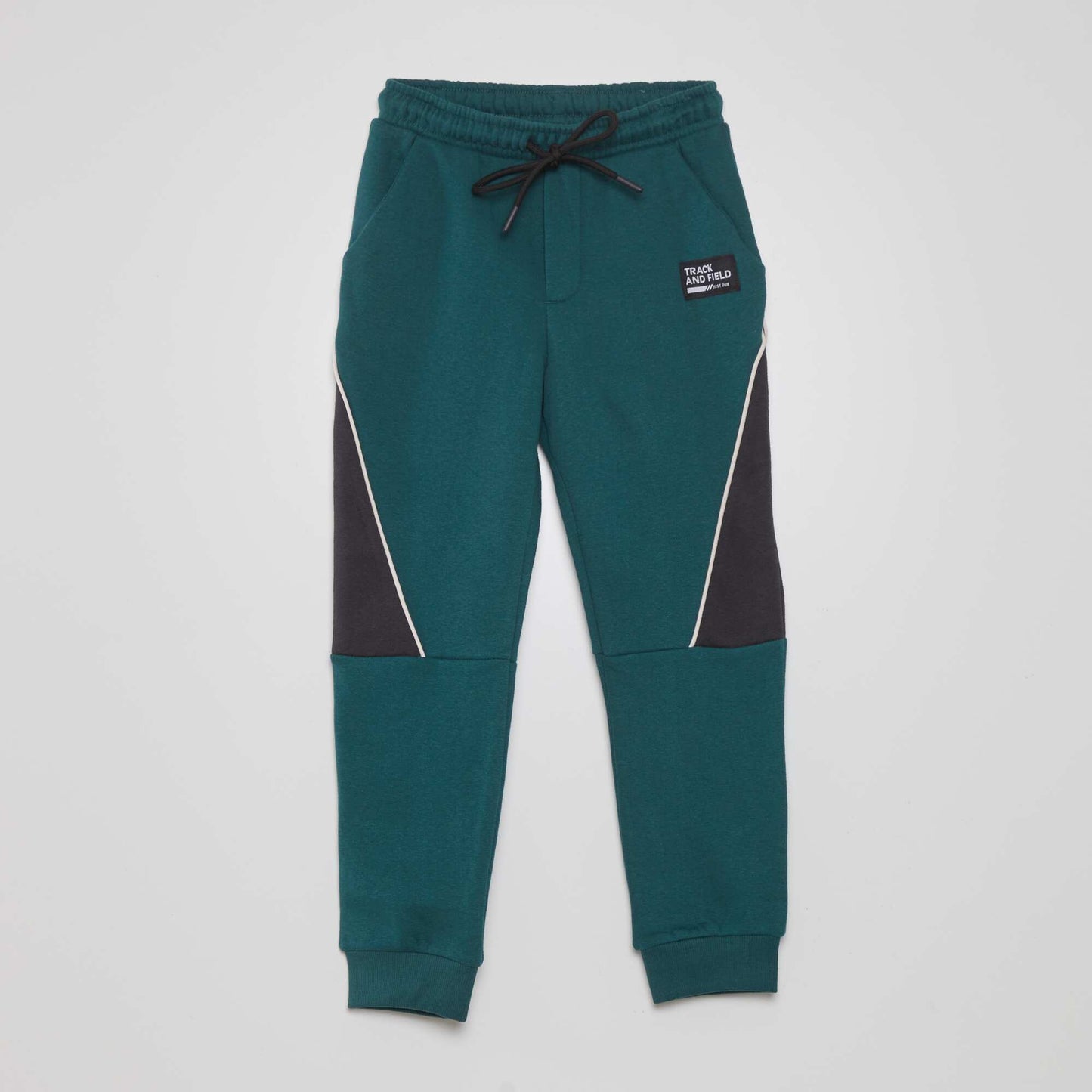 Two-tone joggers GREEN