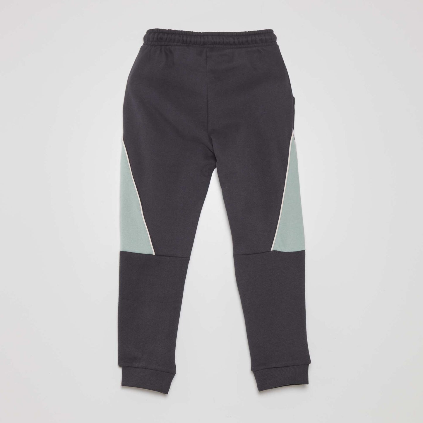 Two-tone joggers BLACK