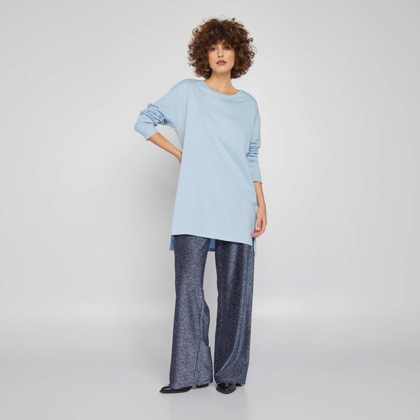 Long T-shirt BLUE