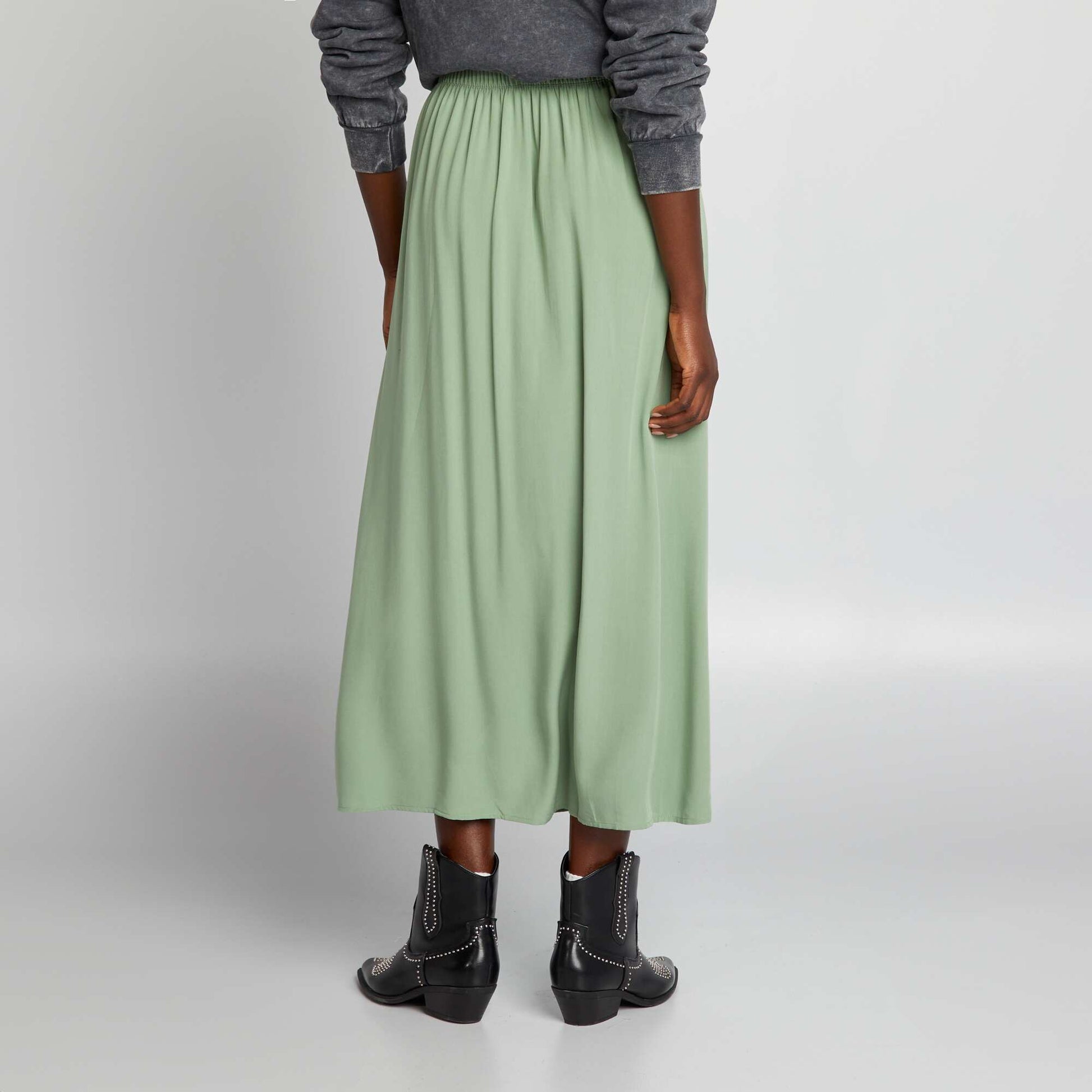 Straight skirt GREEN