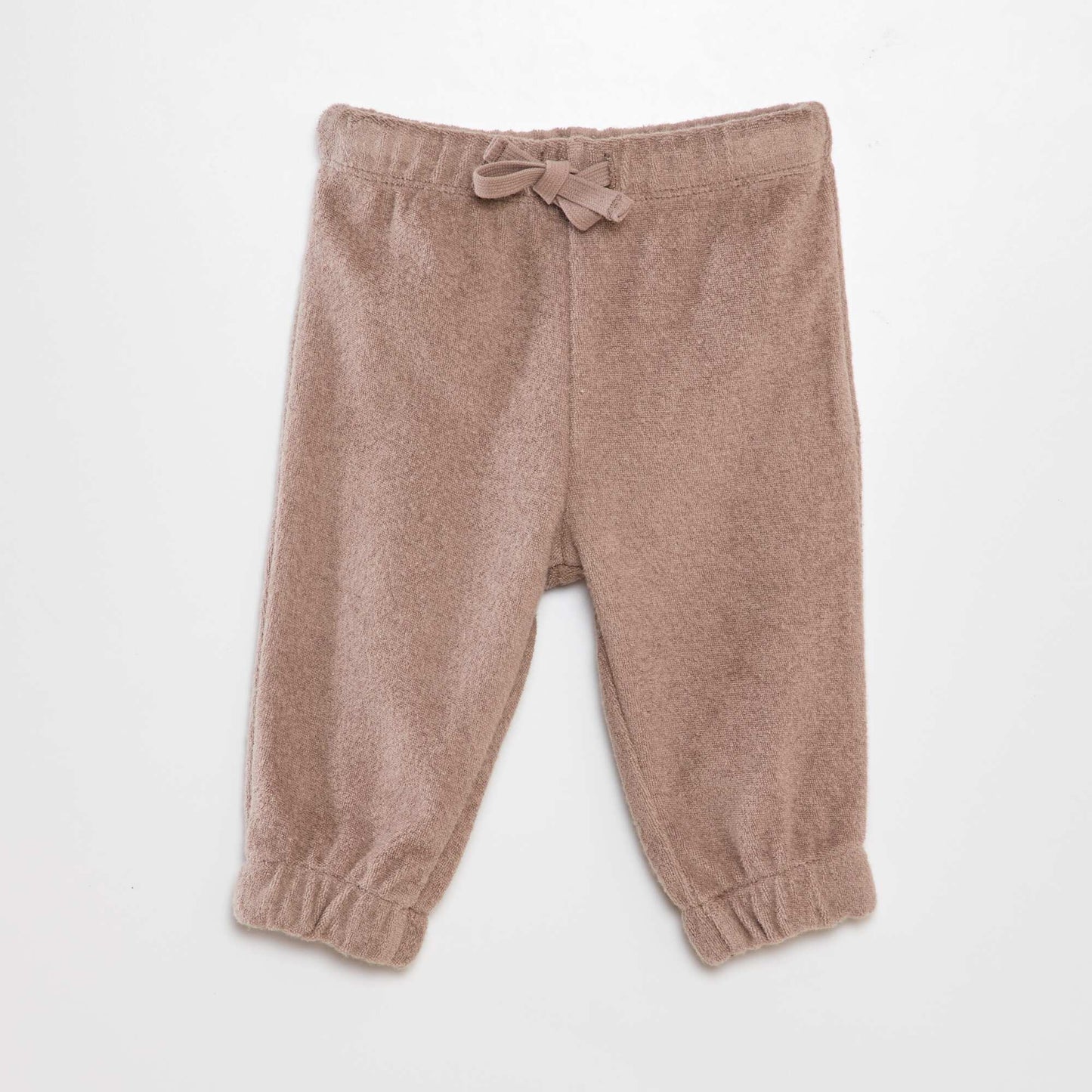 Fleece baby jumper + bottoms set - 2-piece set BEIGE