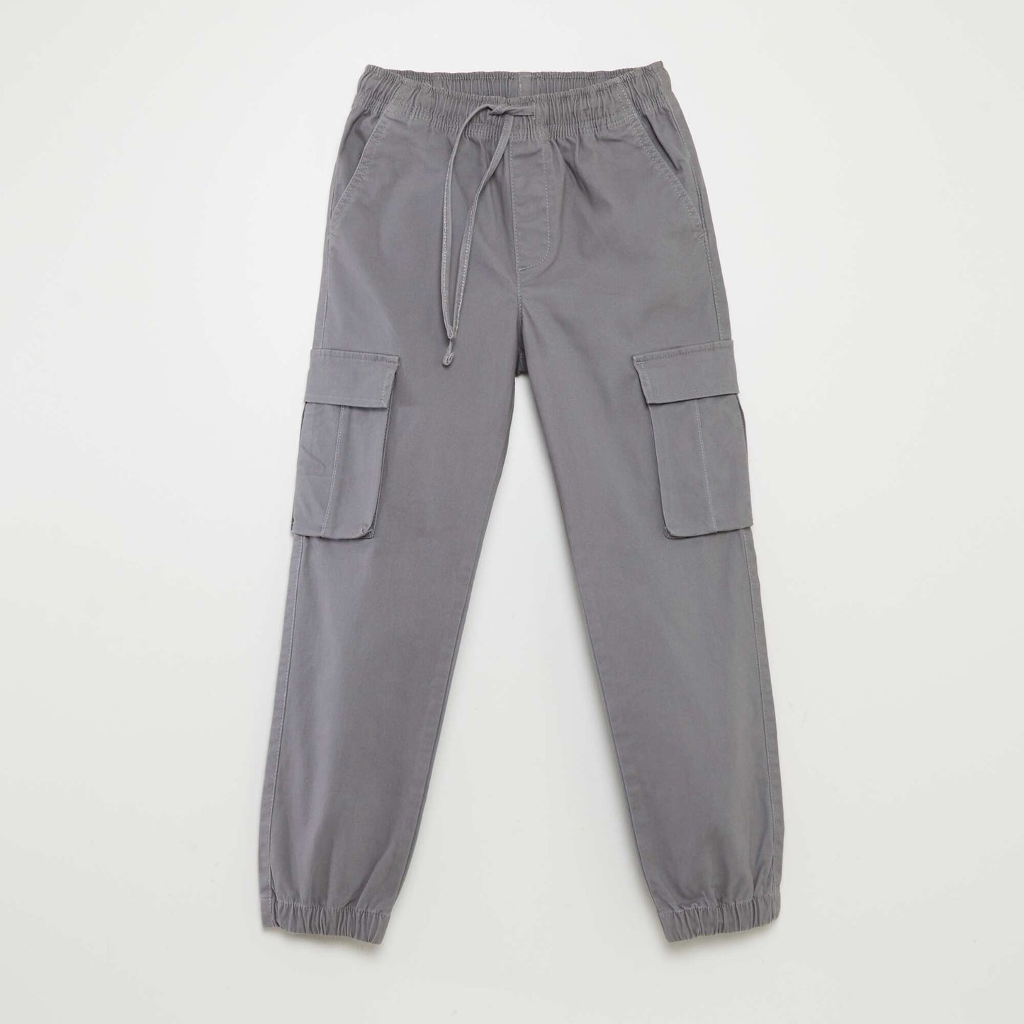 Stretchy multi-pocket trousers GREY