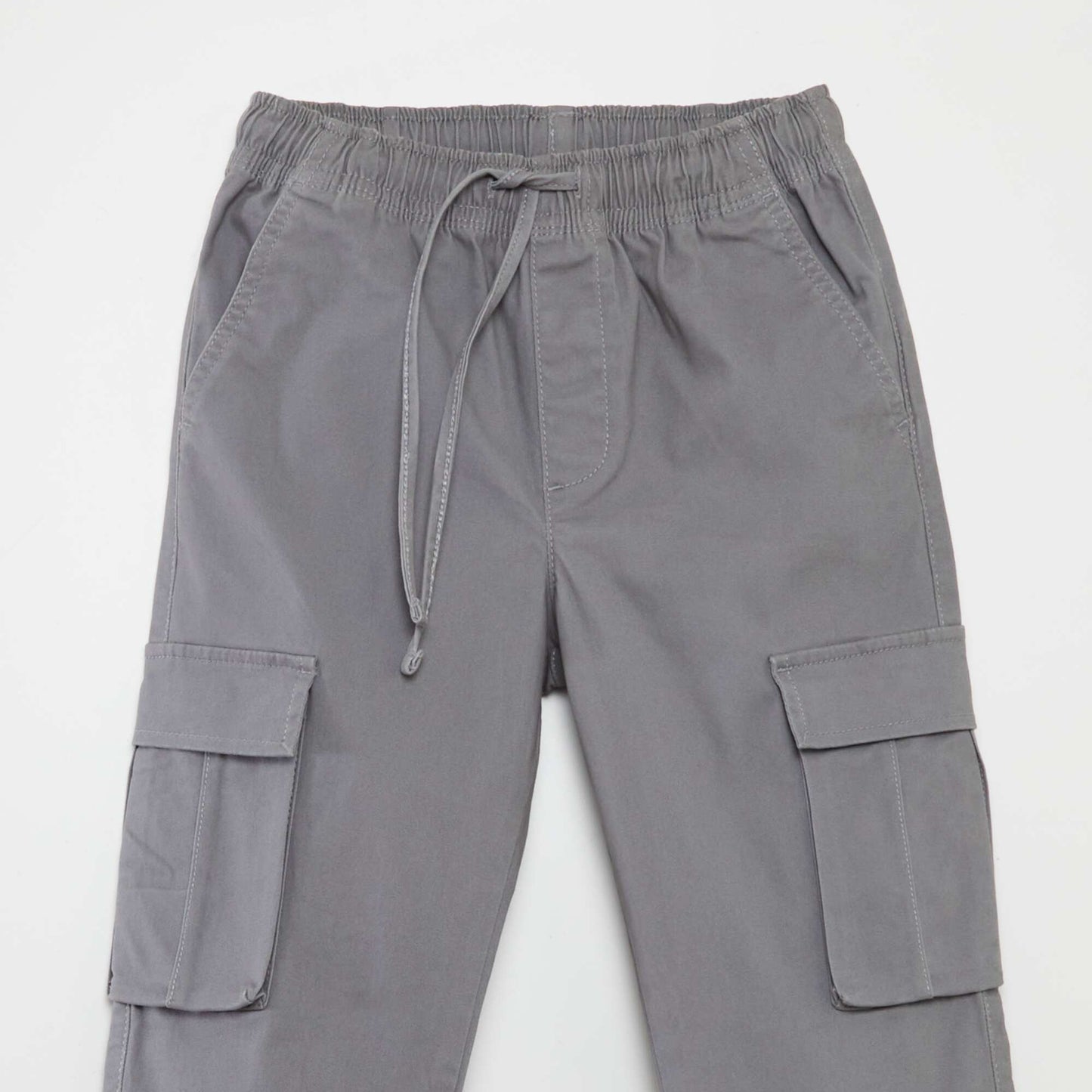 Stretchy multi-pocket trousers GREY