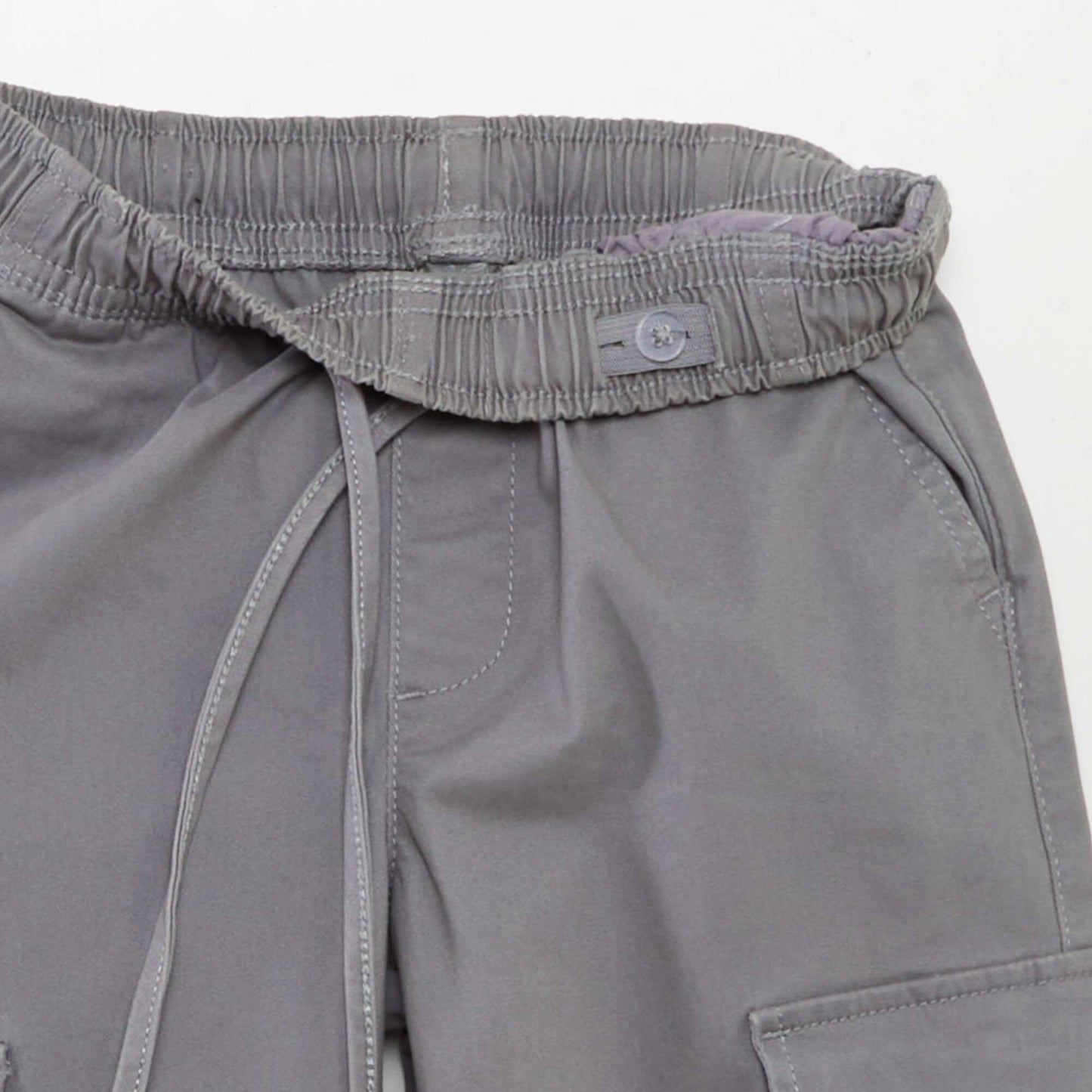 Stretchy multi-pocket trousers GREY