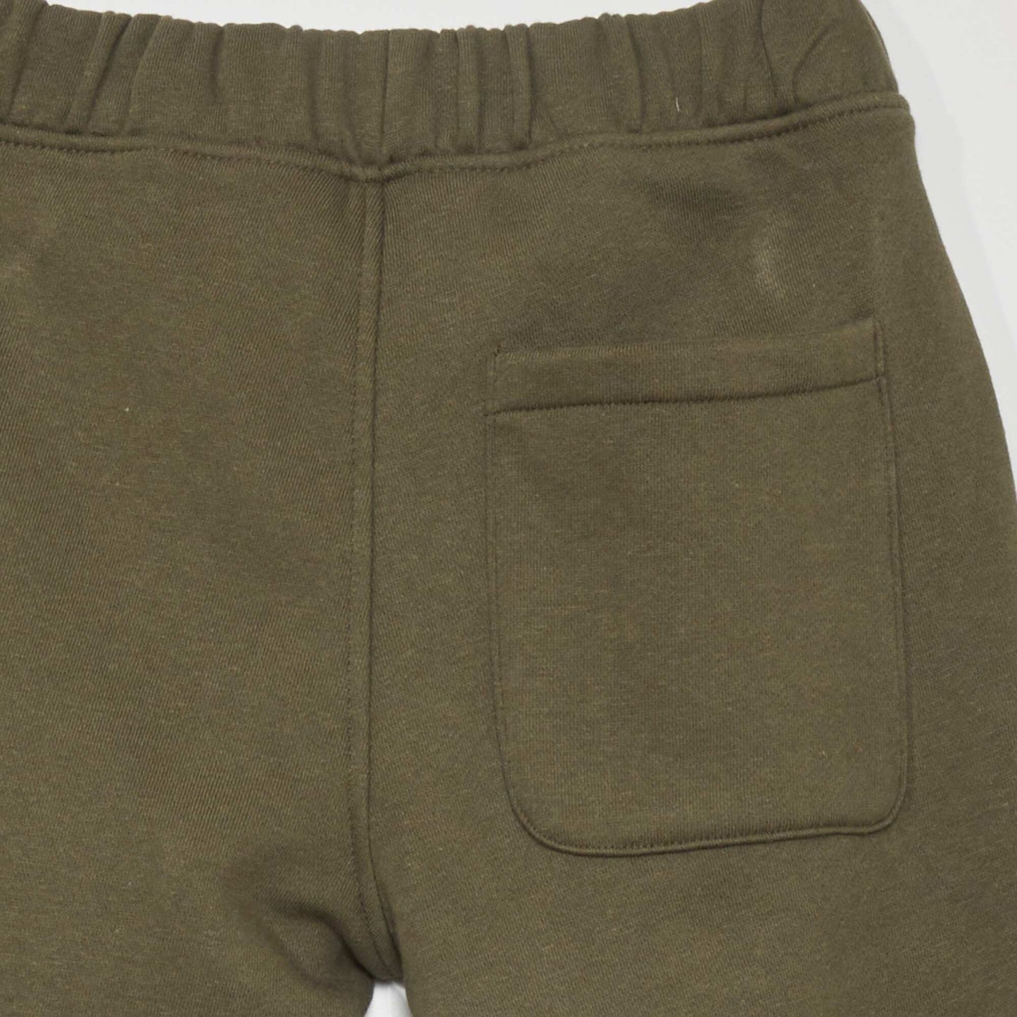 Marl joggers with adjustable waistband KHAKI