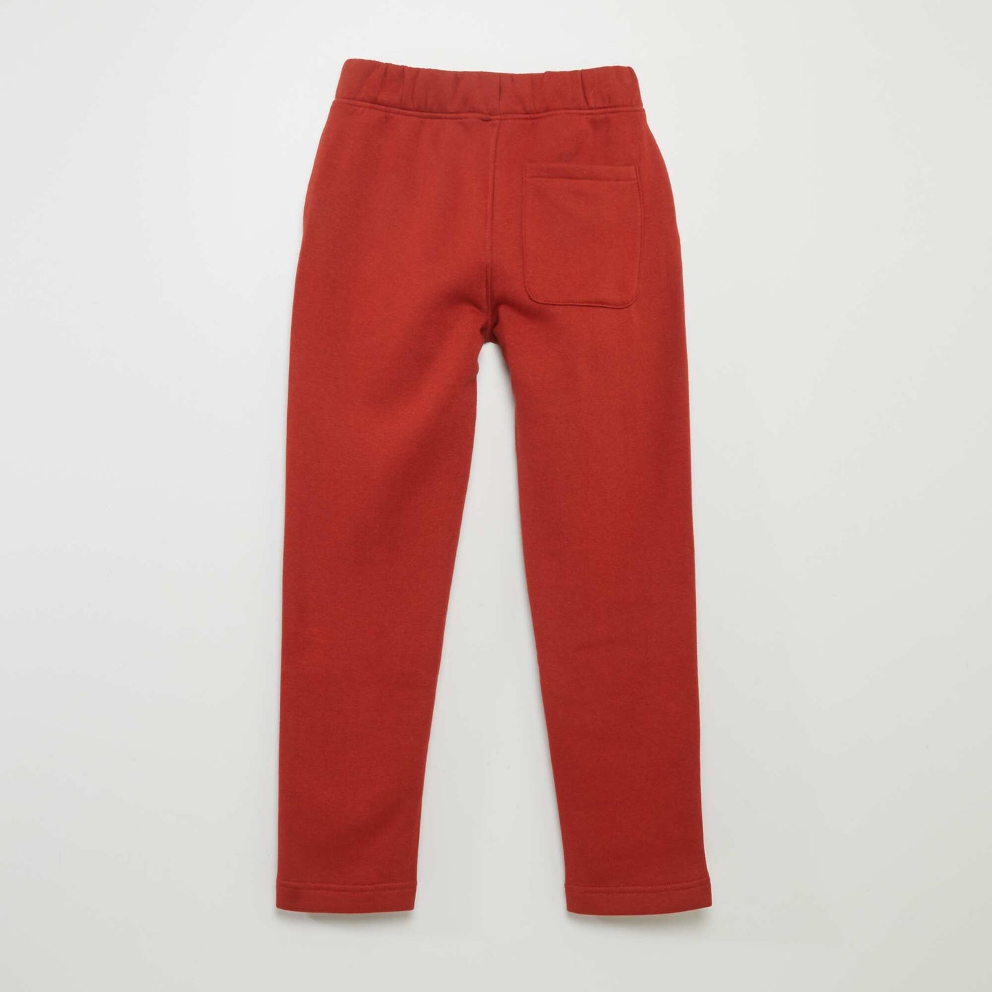 Marl joggers with adjustable waistband RED