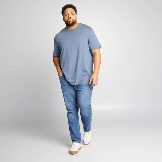 بنطلون جينز بقصة Slim-fit وخمسة جيوب - L32 أزرق