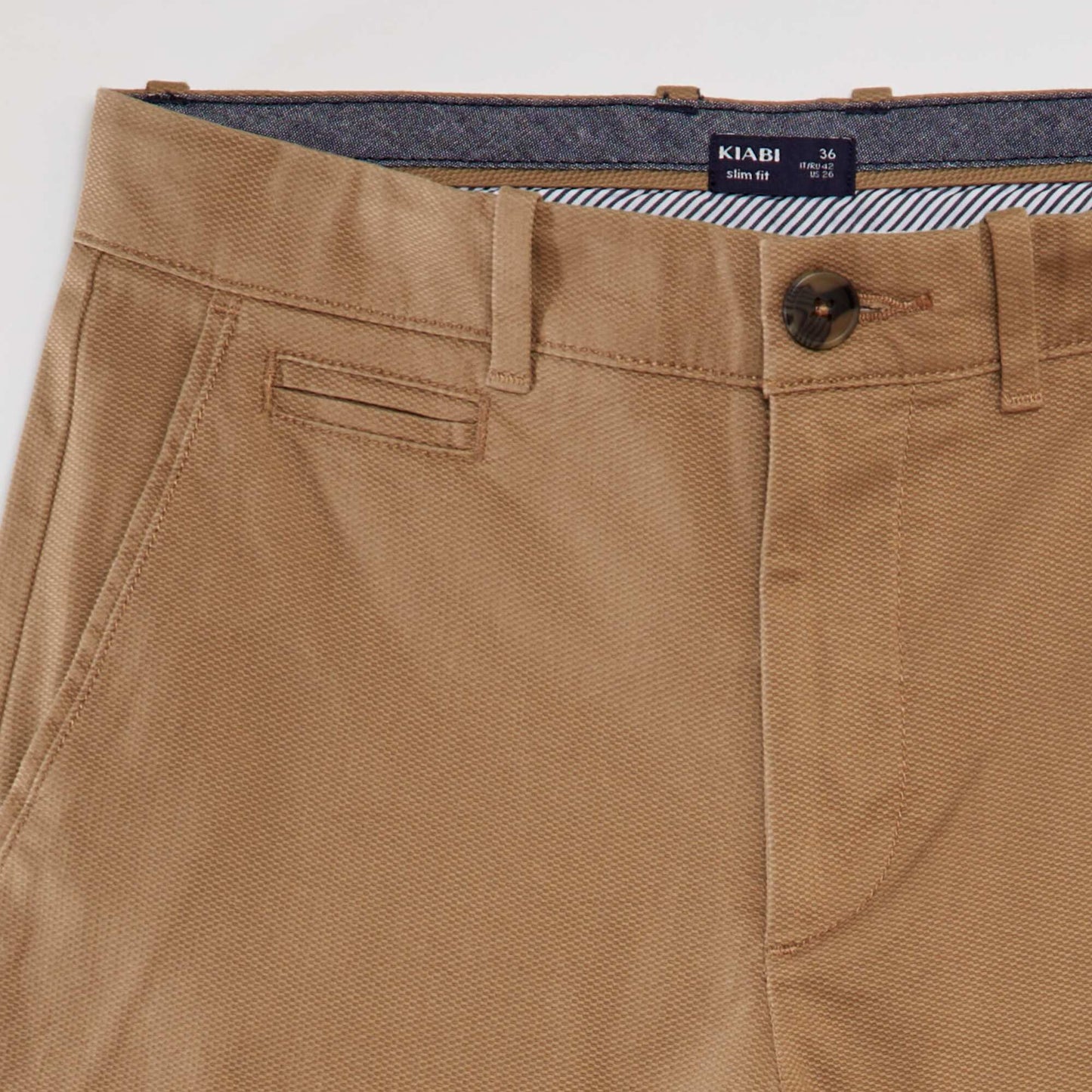 Twill chinos BEIGE