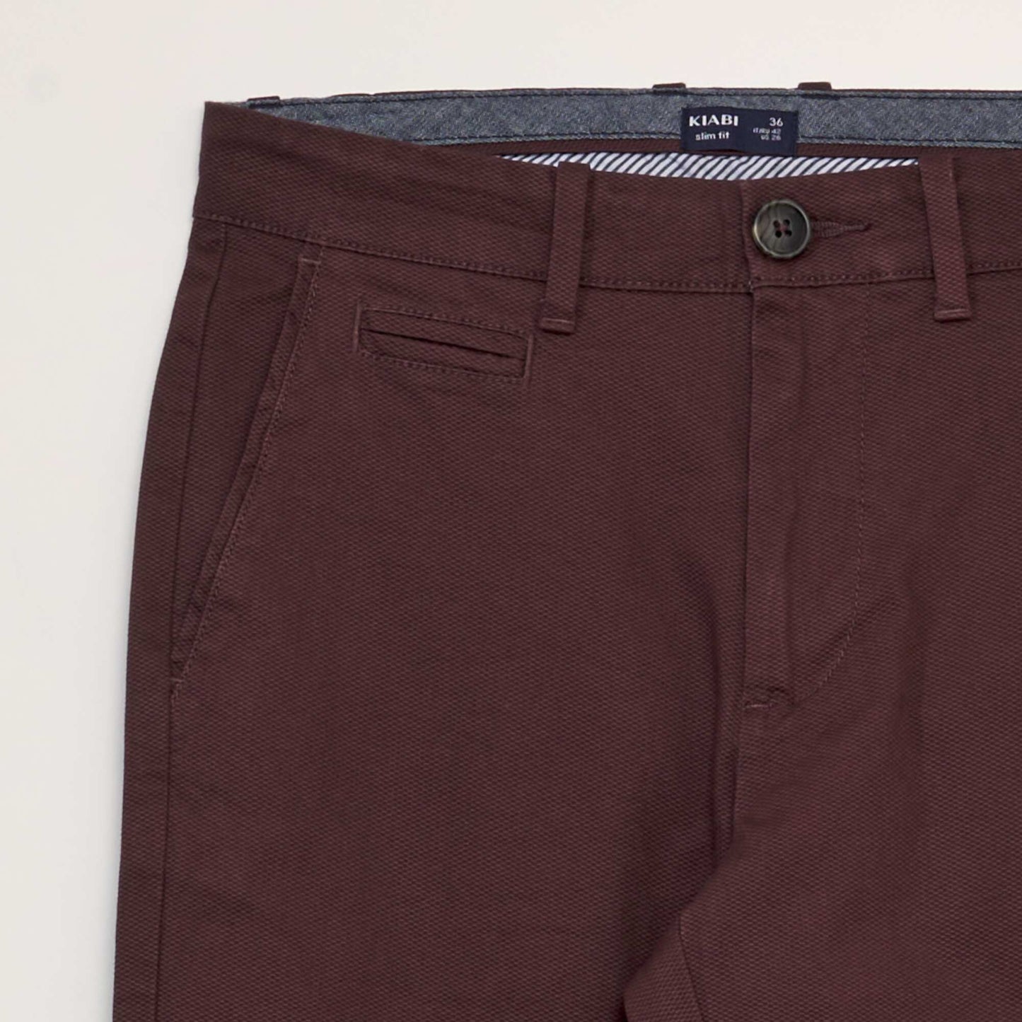 Twill chinos PURPLE