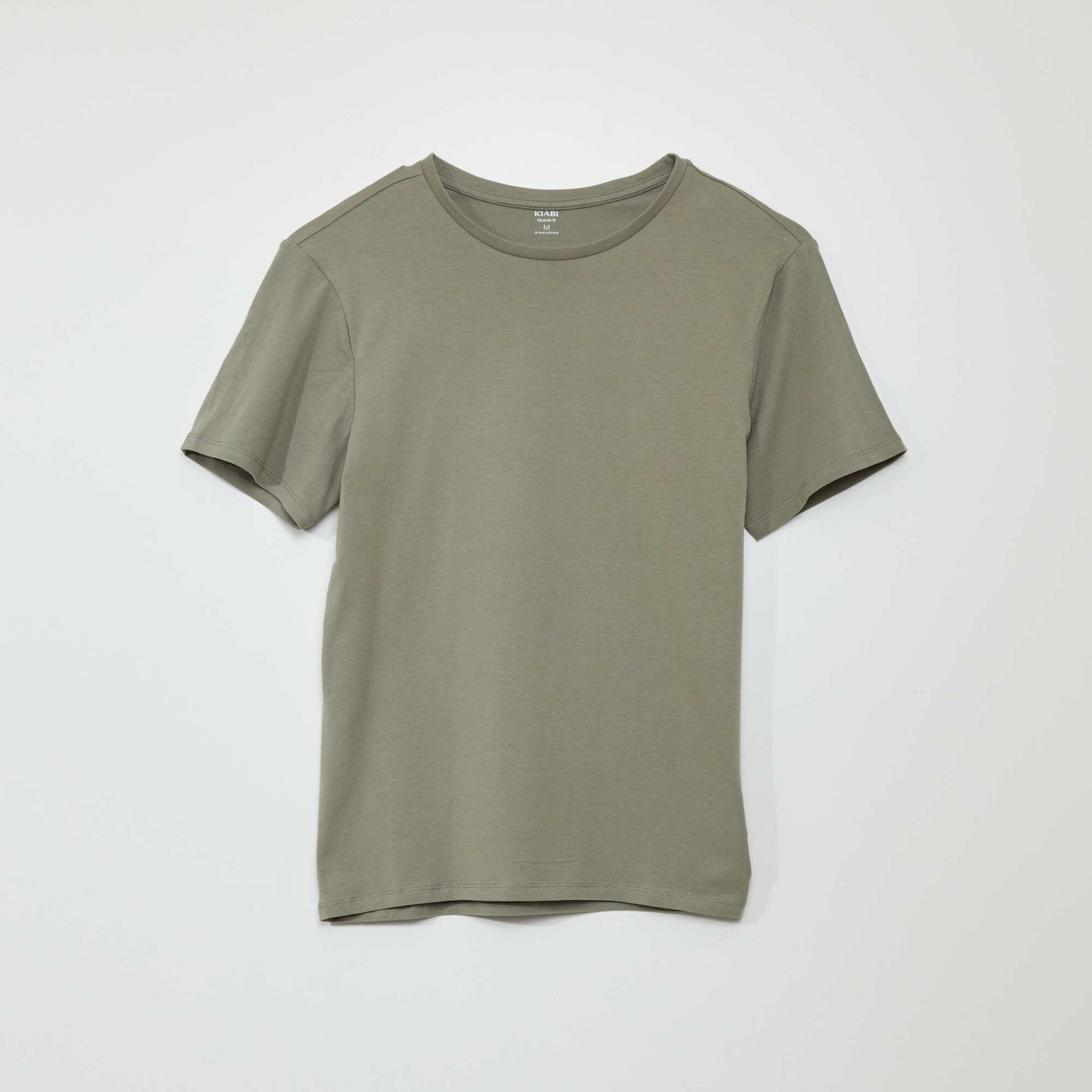 Plain T-shirt - Muscle shirt GREEN