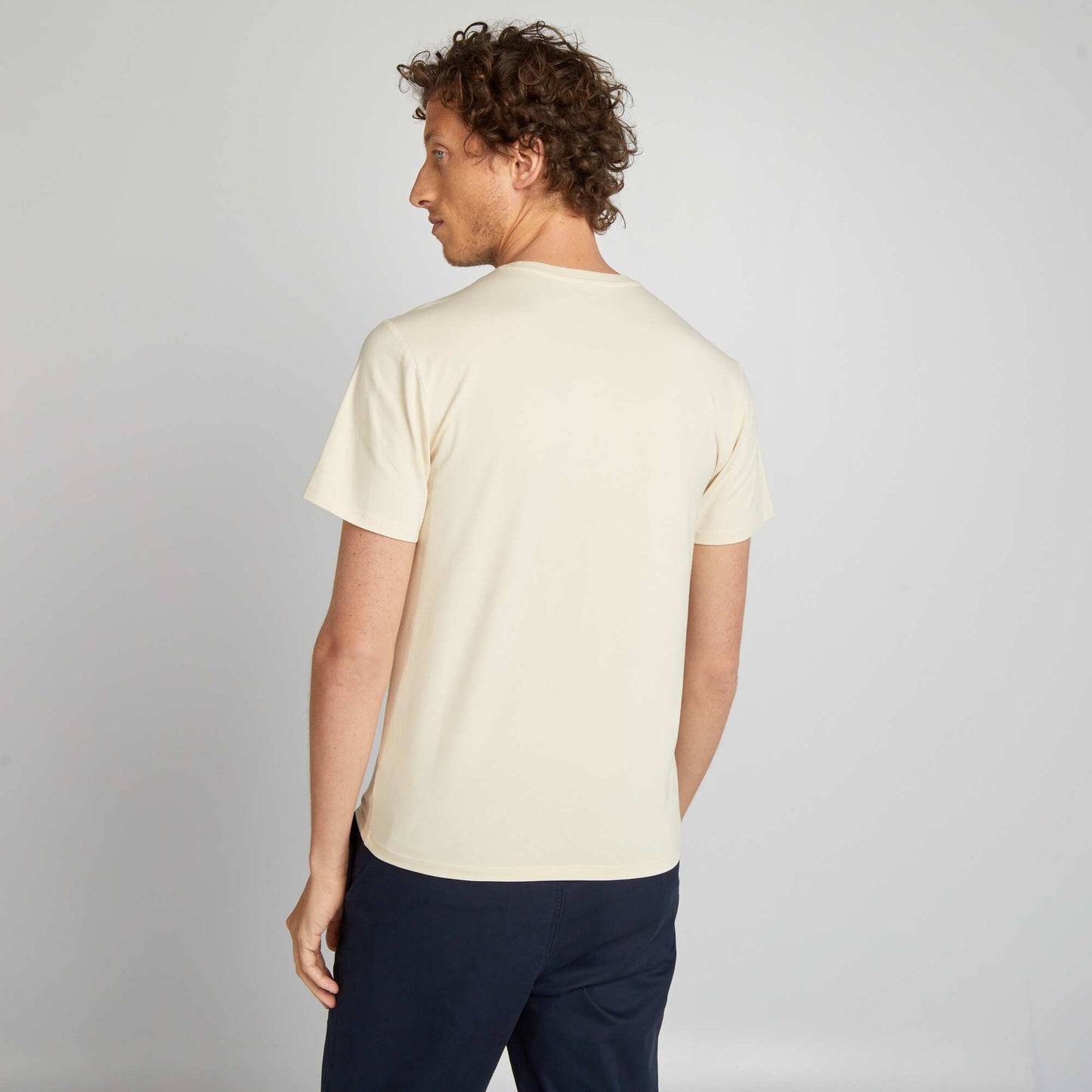 Plain T-shirt - Muscle shirt WHITE