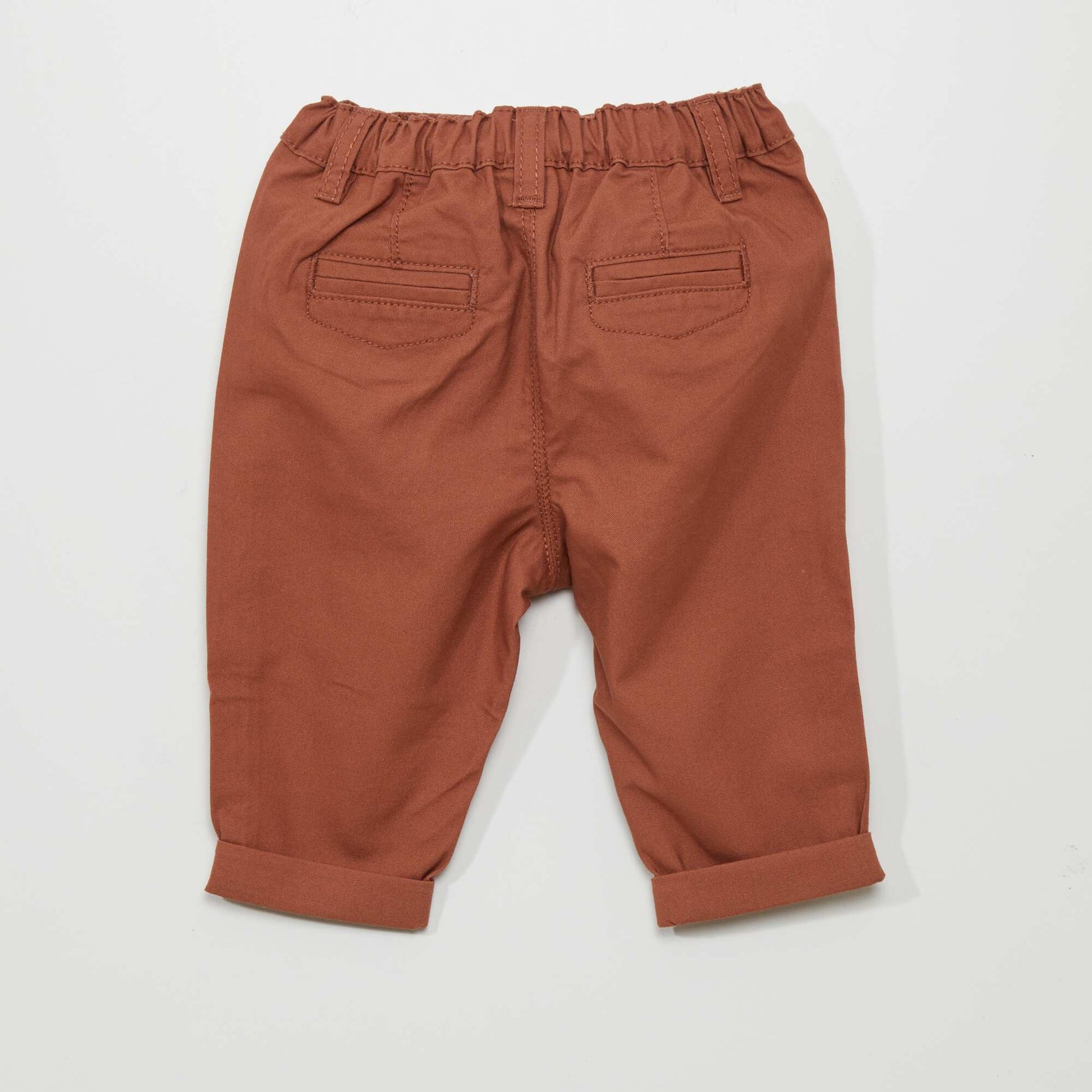 Cotton trousers BROWN