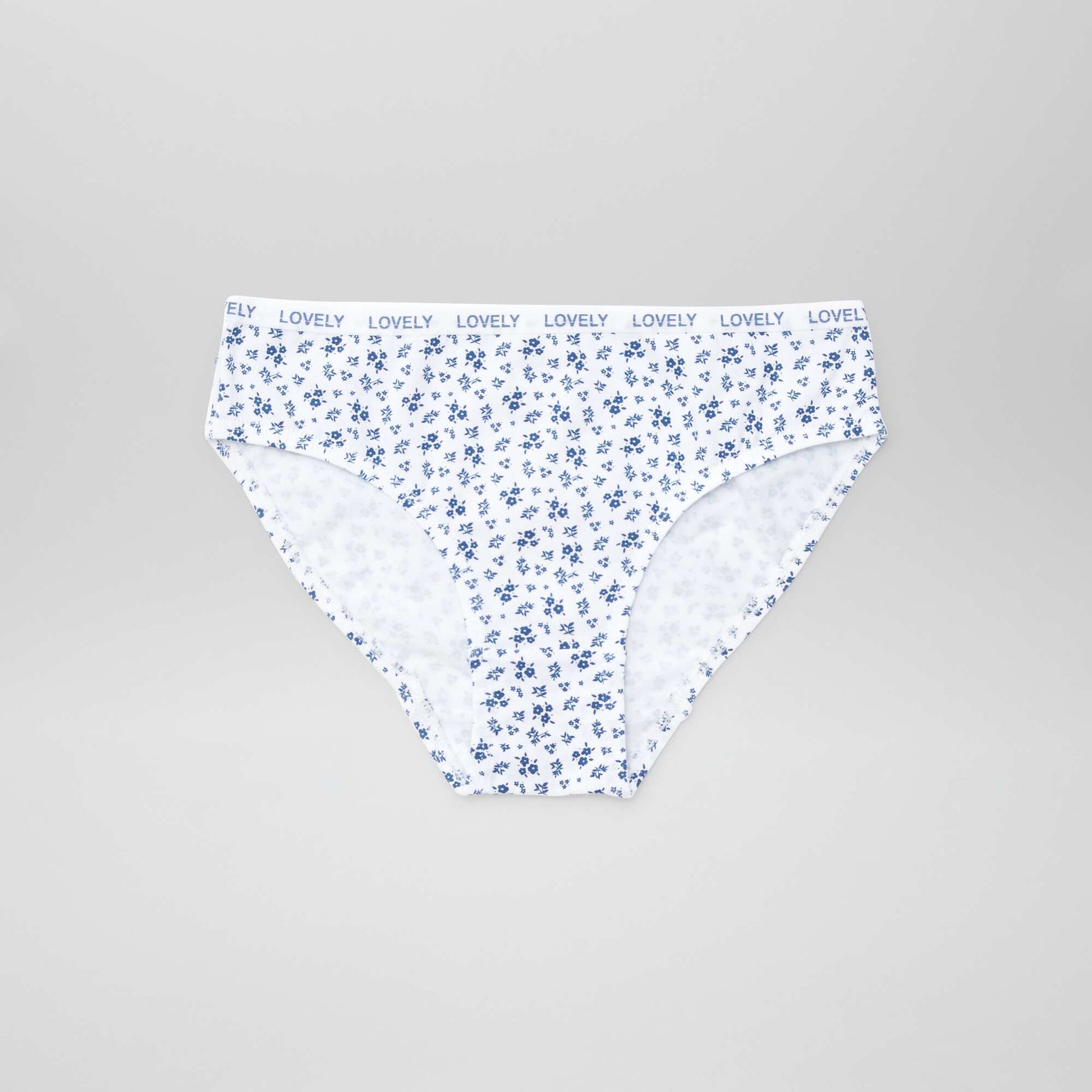 4-Pack Printed Panties WHITE