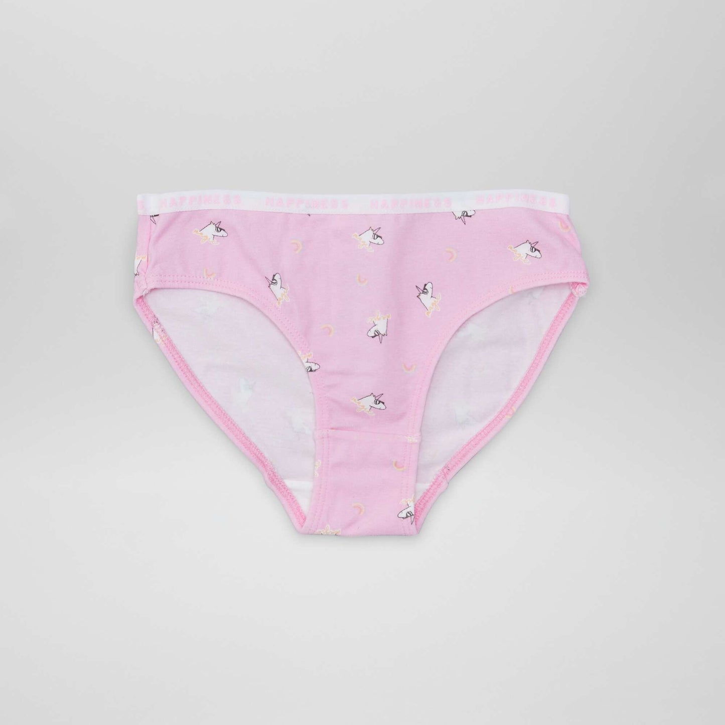 Pack of 4 pairs of animal print briefs PINK