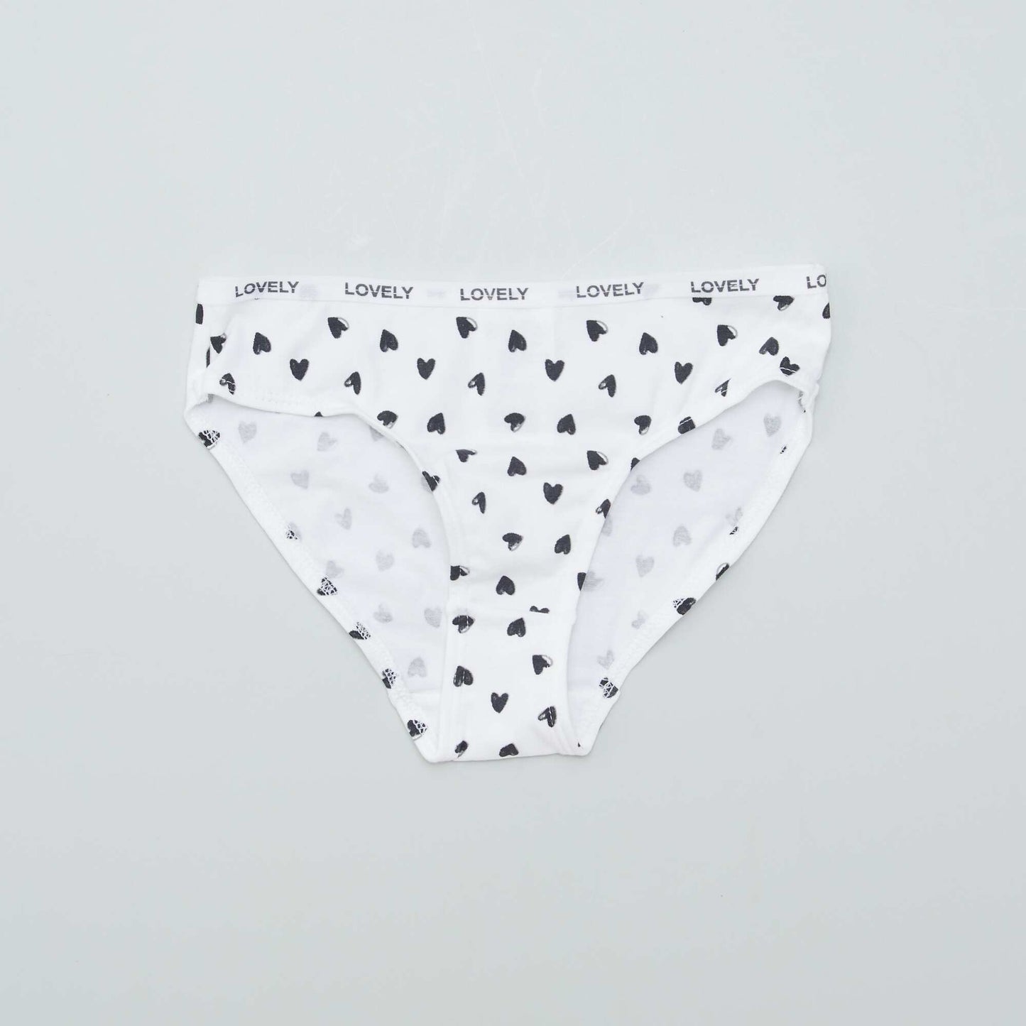 Pack of 4 pairs of printed briefs WHITE