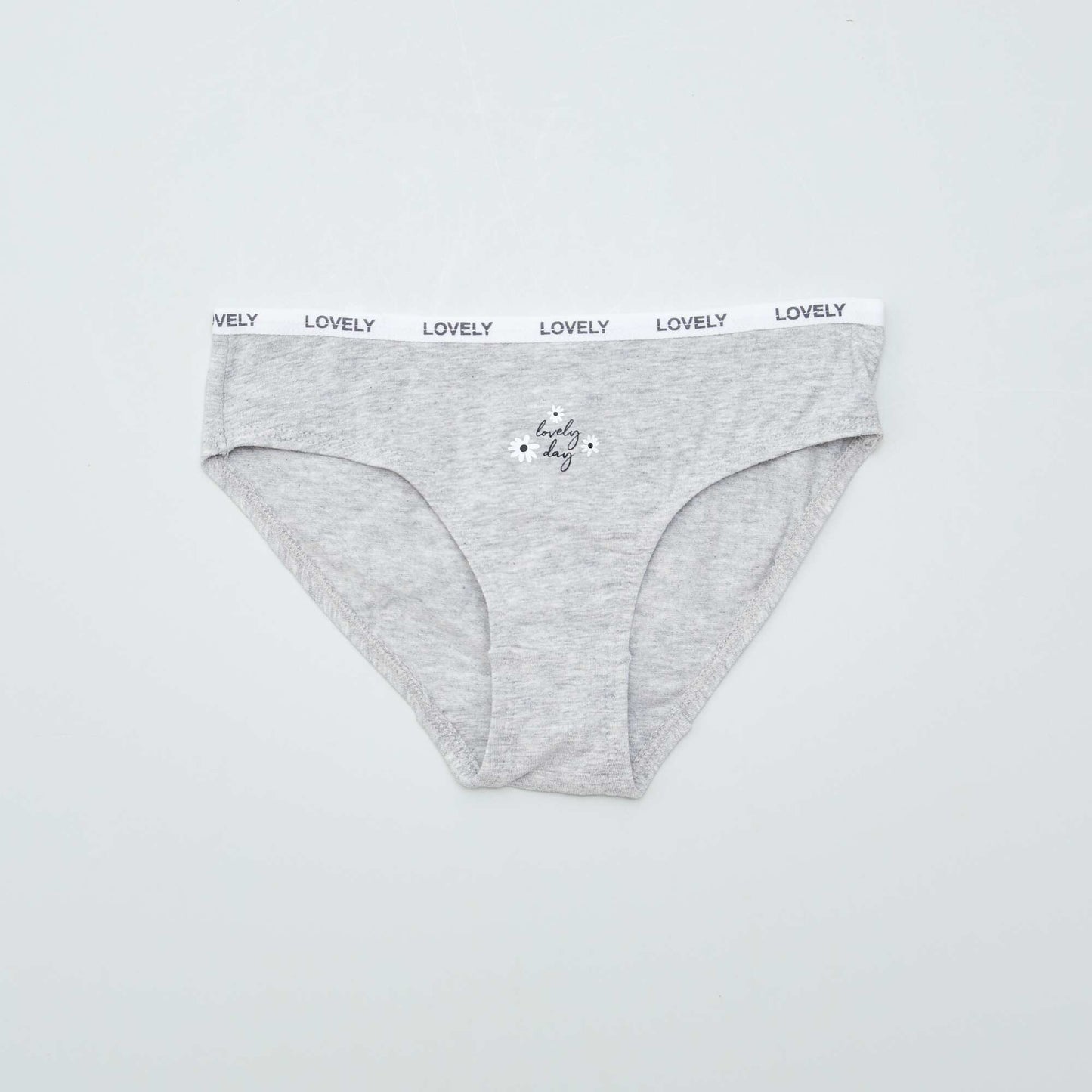 Pack of 4 pairs of printed briefs WHITE