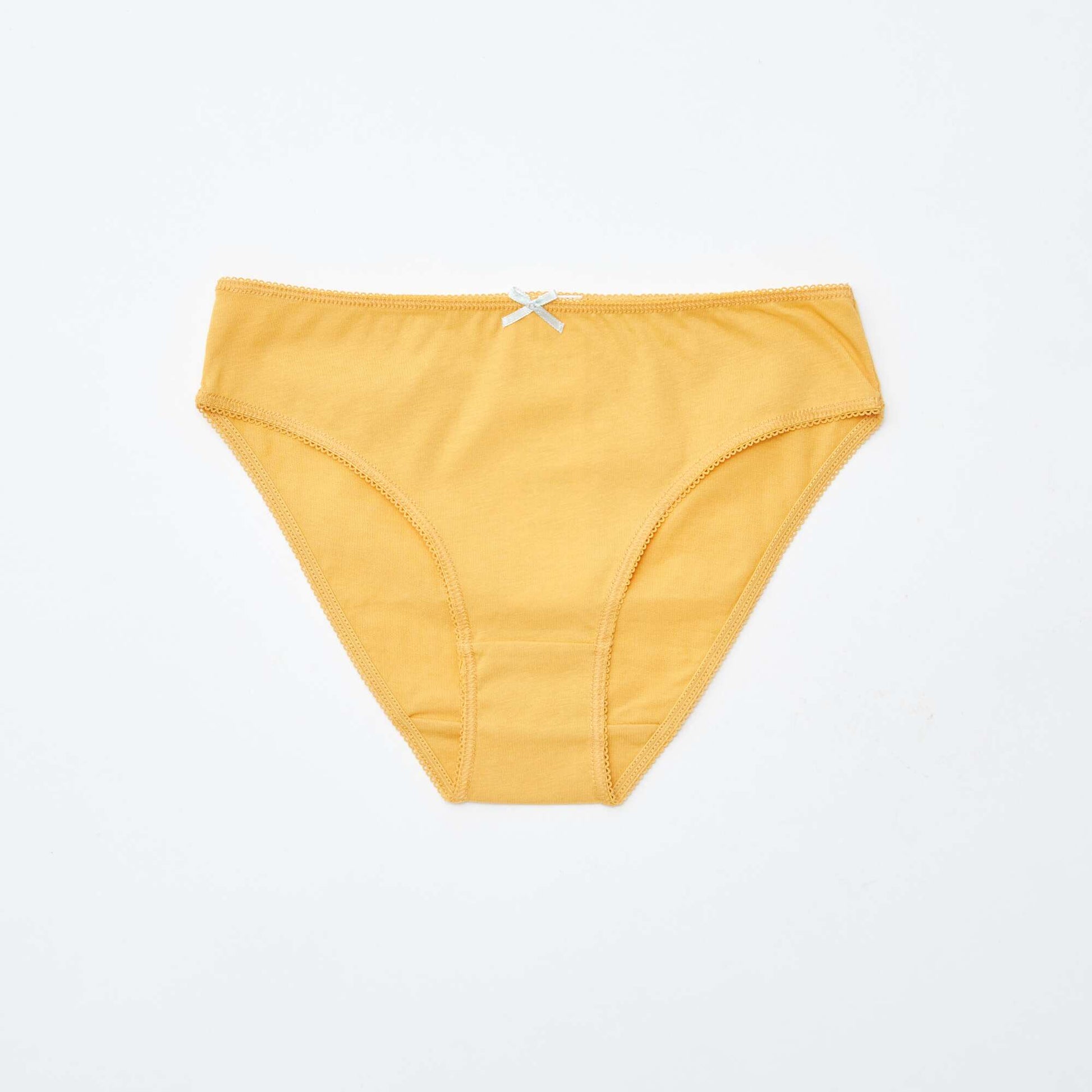 Pack of 7 briefs YELLOW