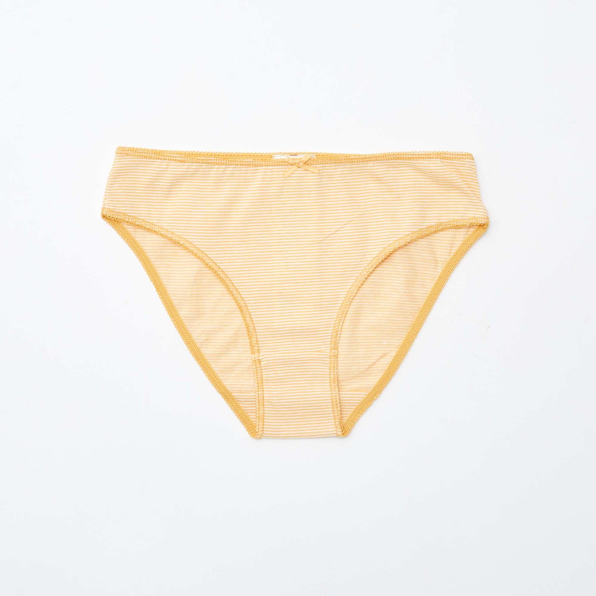 Pack of 7 briefs YELLOW
