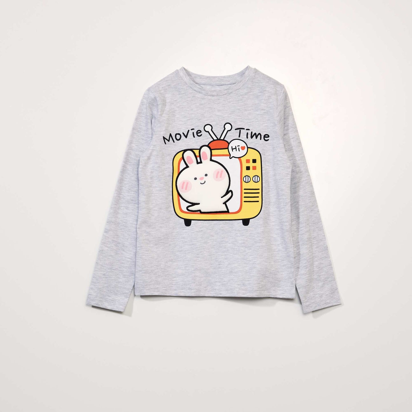 Manga jersey knit T-shirt VL_GREY