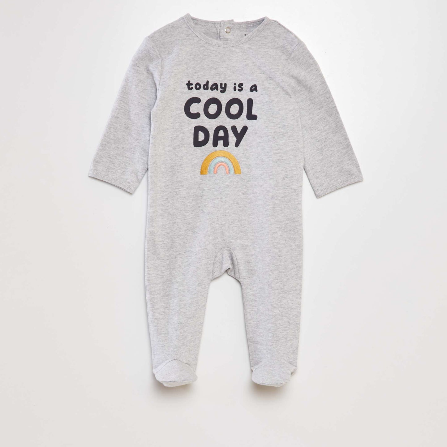 Cotton sleepsuit pyjamas GREY