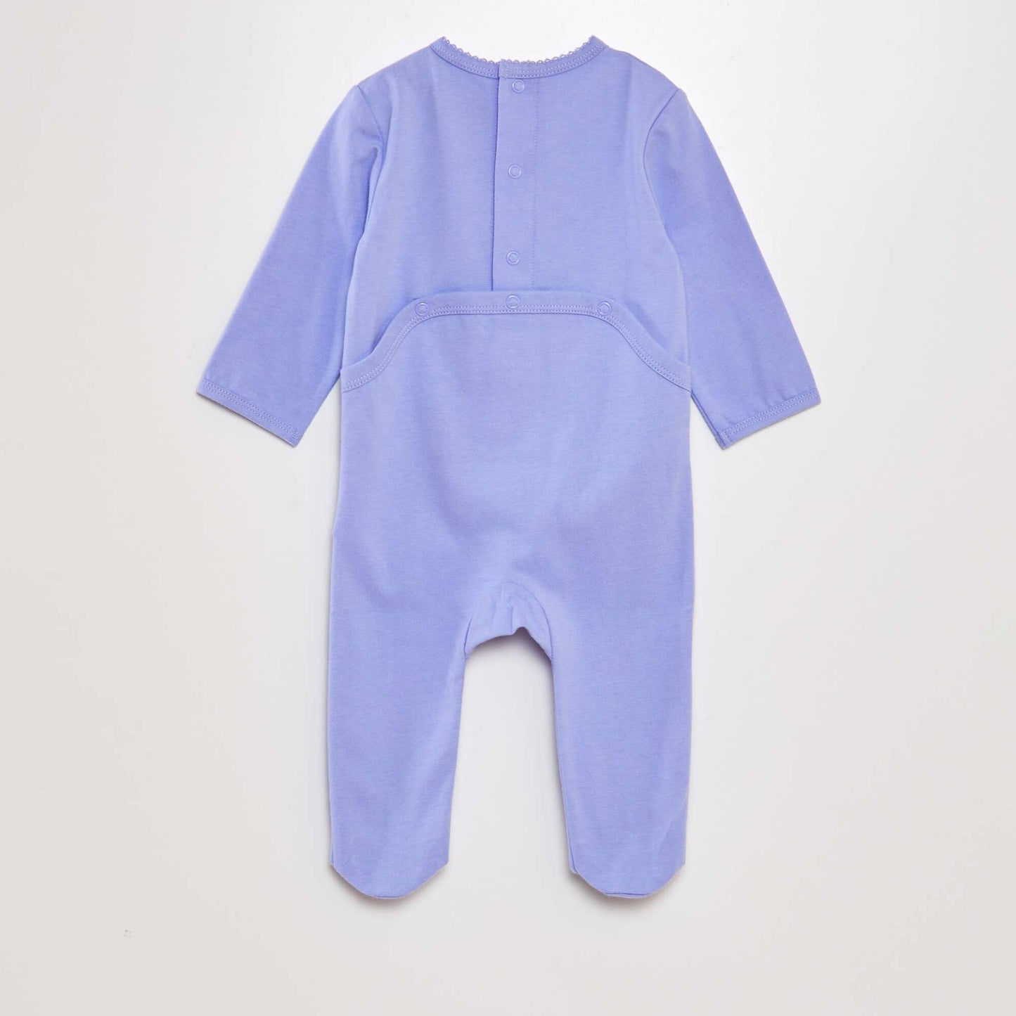 Cotton sleepsuit pyjamas PURPLE