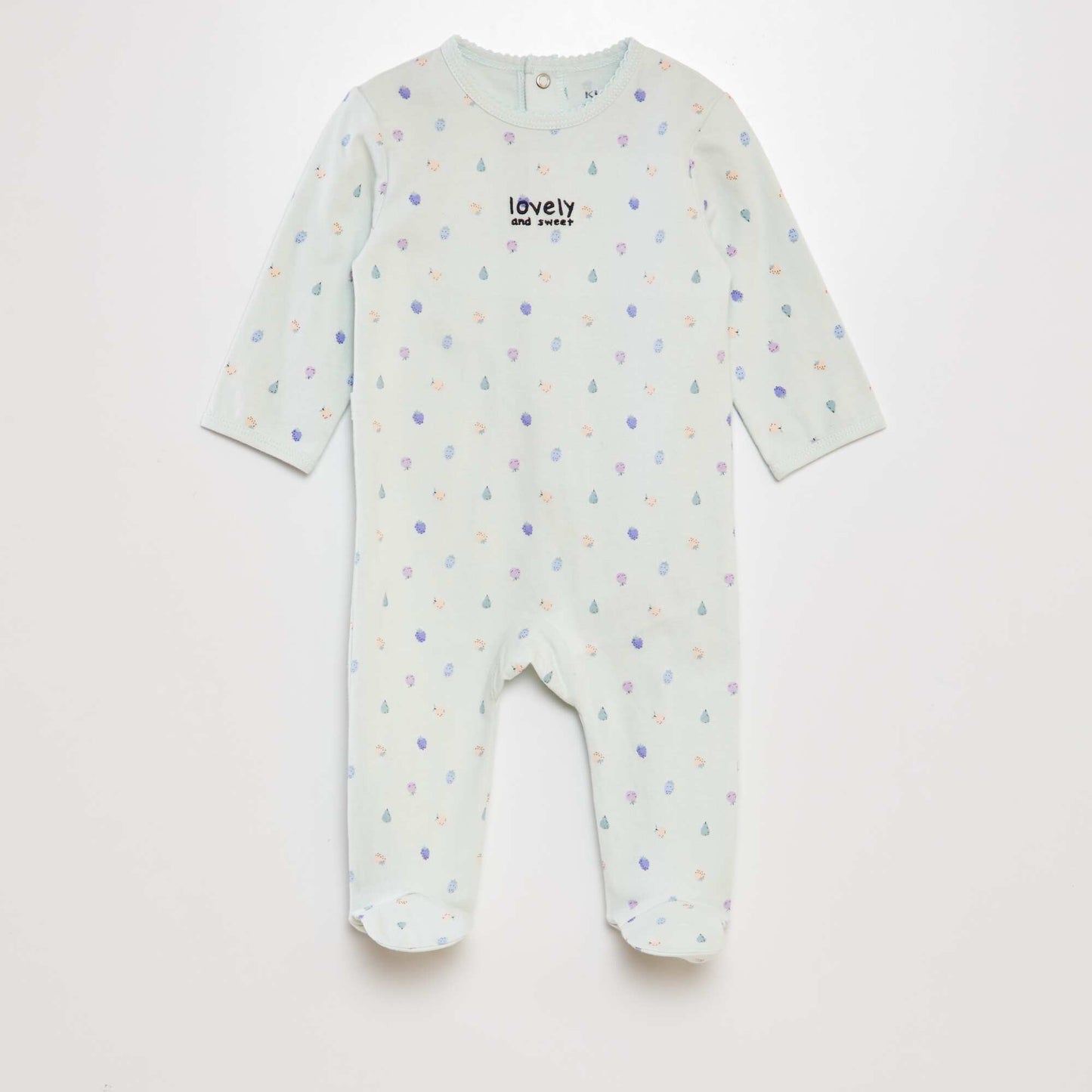 Cotton sleepsuit pyjamas BLUE