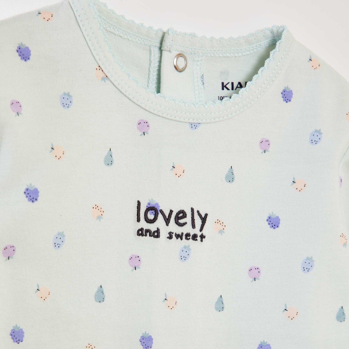 Cotton sleepsuit pyjamas BLUE