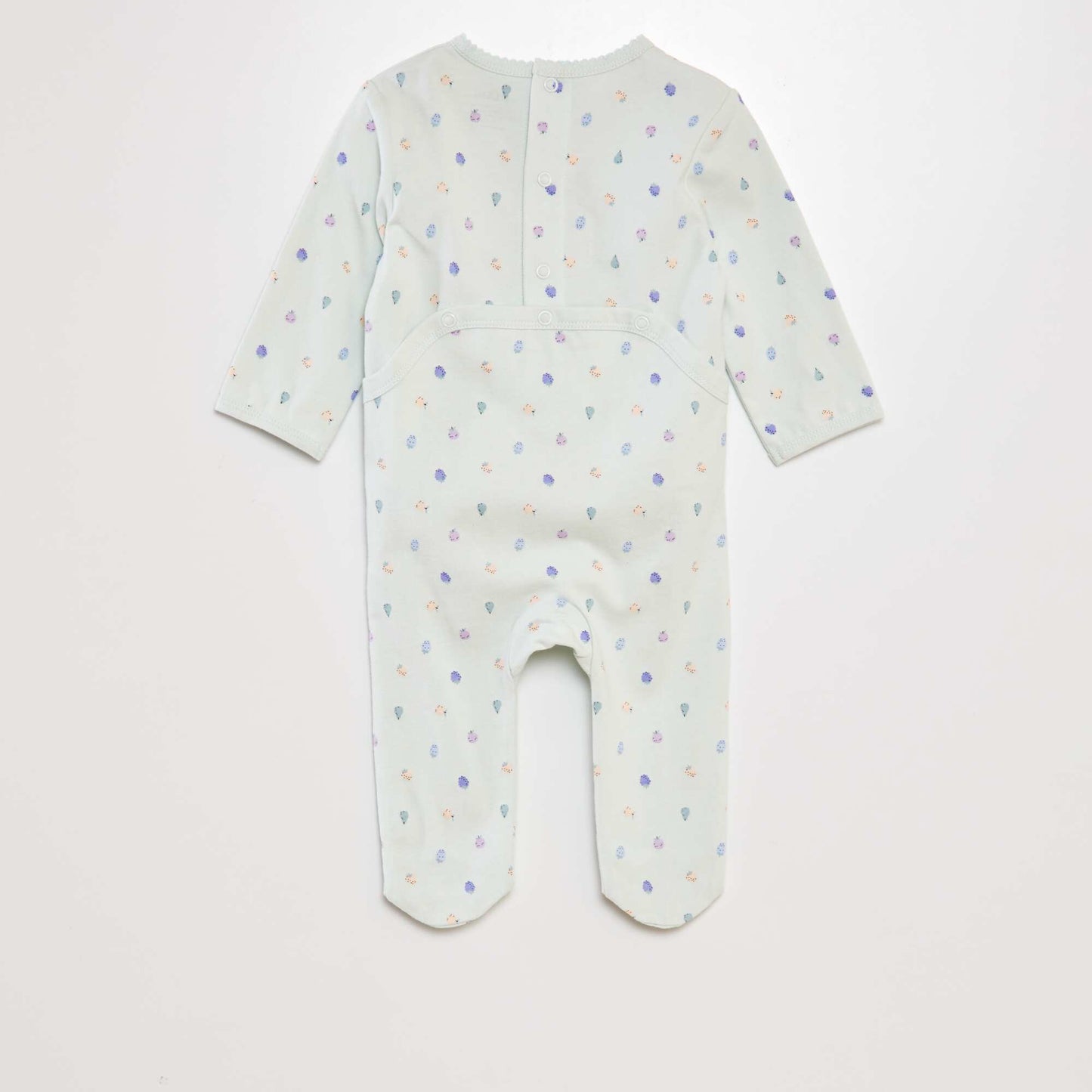 Cotton sleepsuit pyjamas BLUE