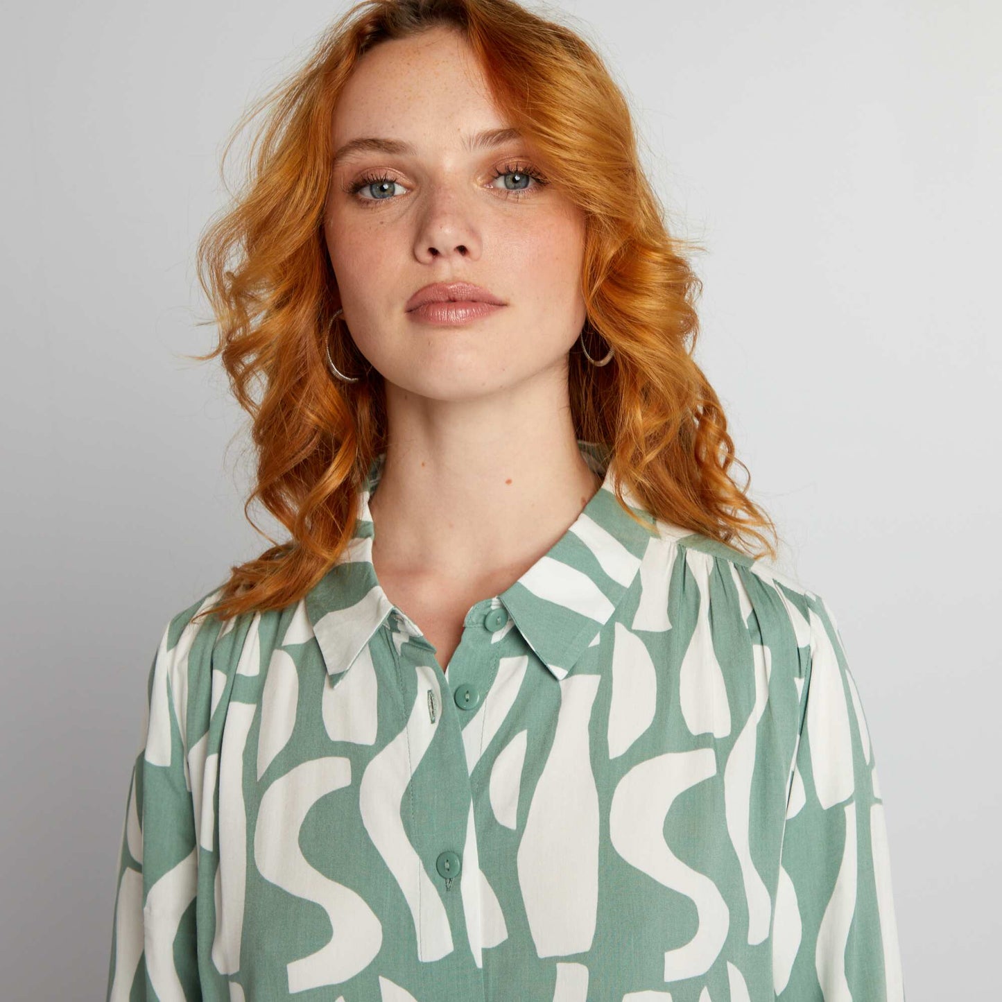 Long blouse GREEN