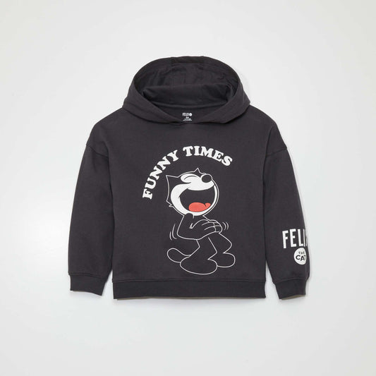 'Felix the cat' hoodie BLACK