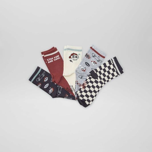 Pairs of socks BROWN