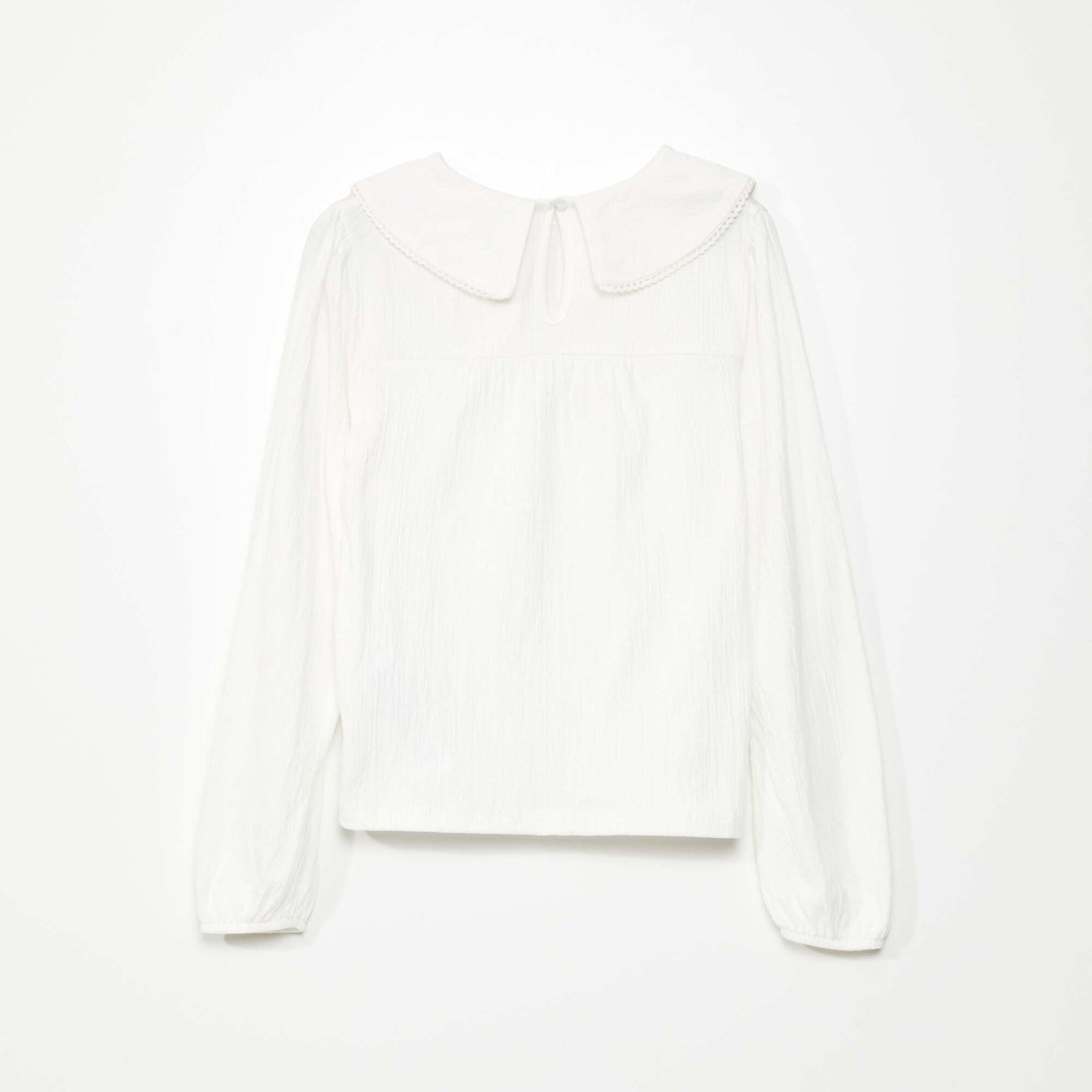 Embroidered T-shirt BEIGE